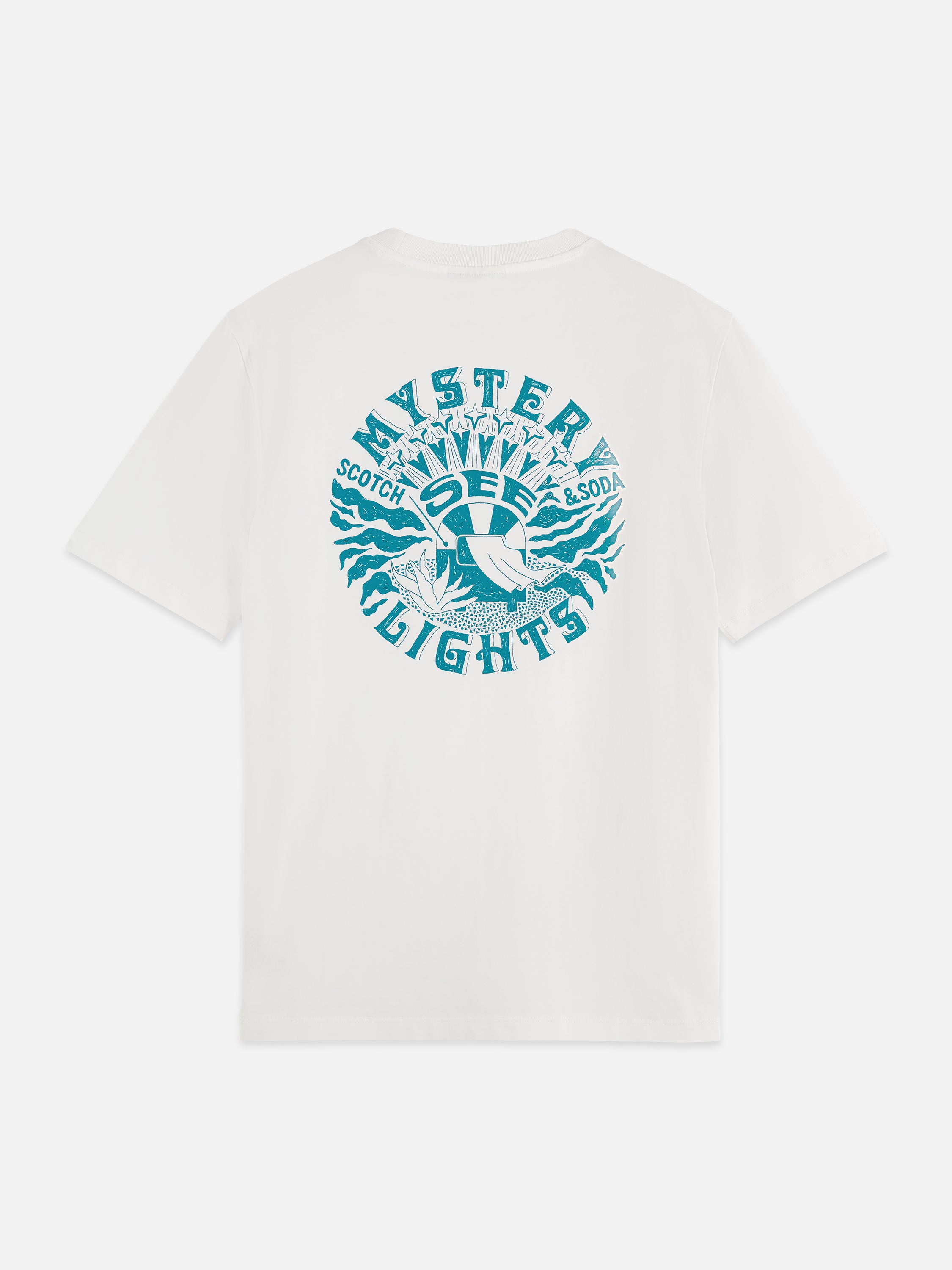 Front And Back Artwork Regular T-Shirt - Bright White