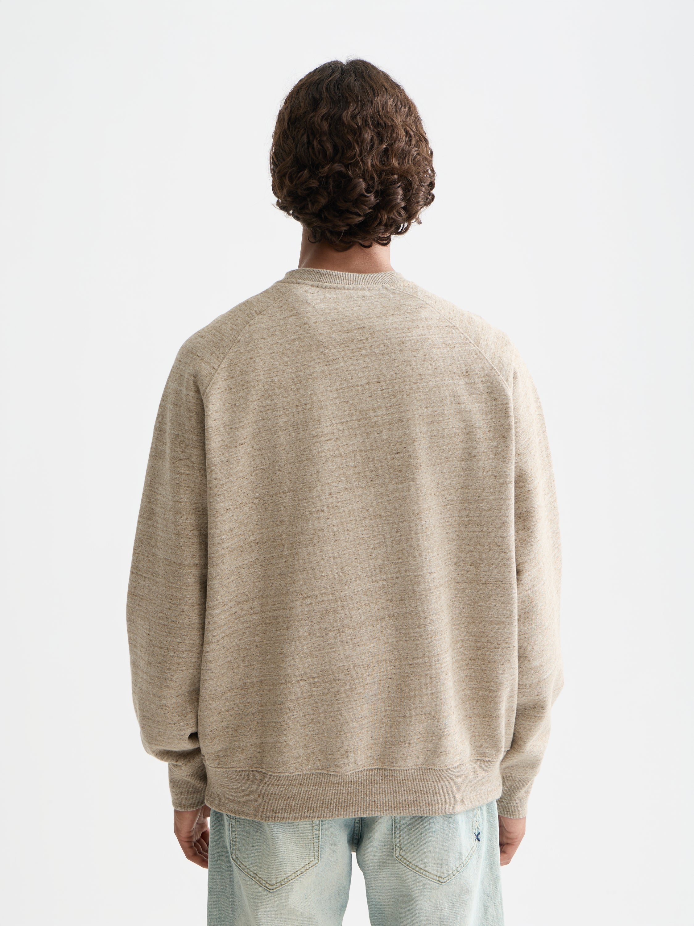 Space Yarn Embroidered Loosefit Sweater - Amphora