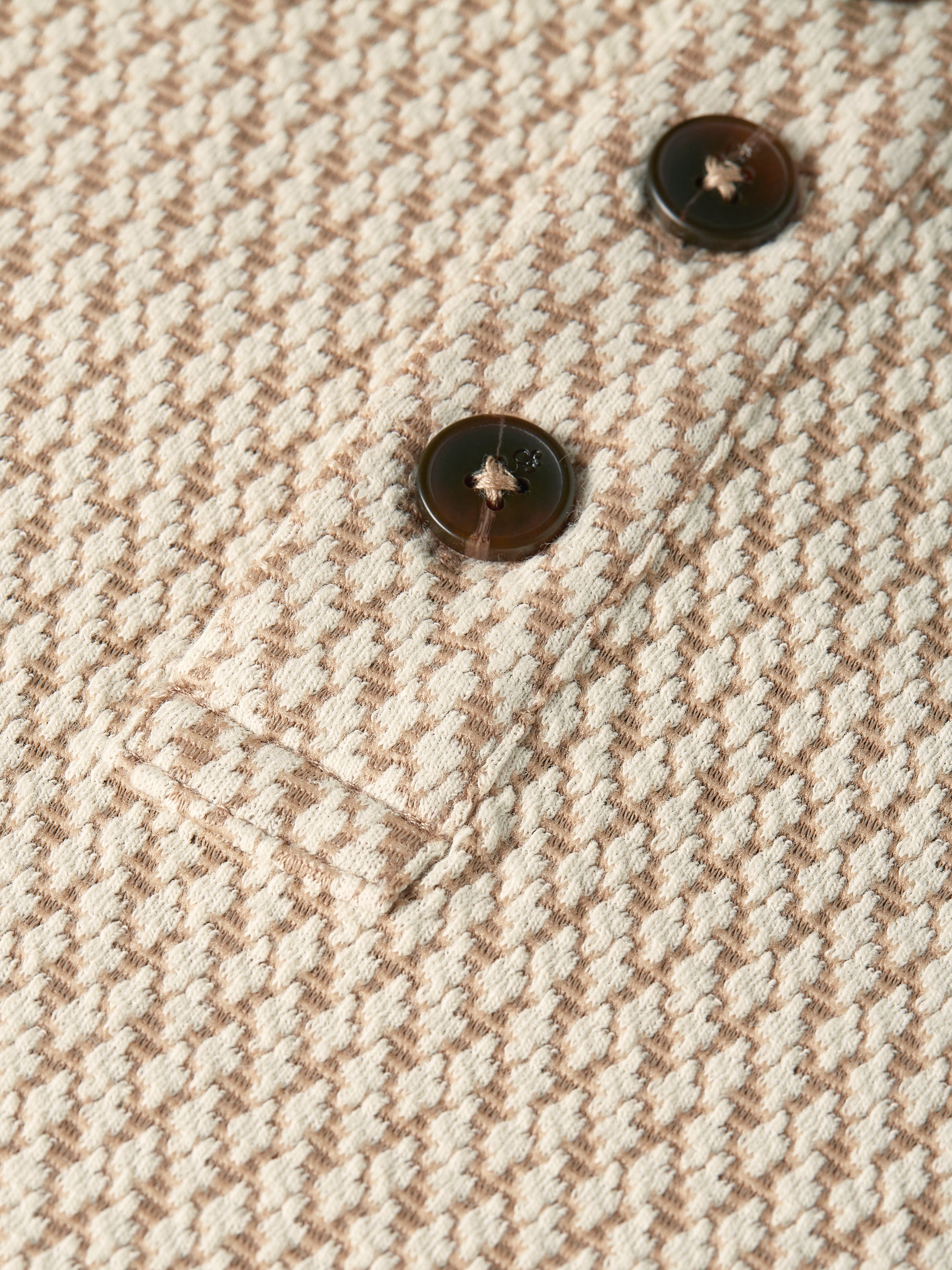 Jacquard Relaxed Fit Polo - Amphora