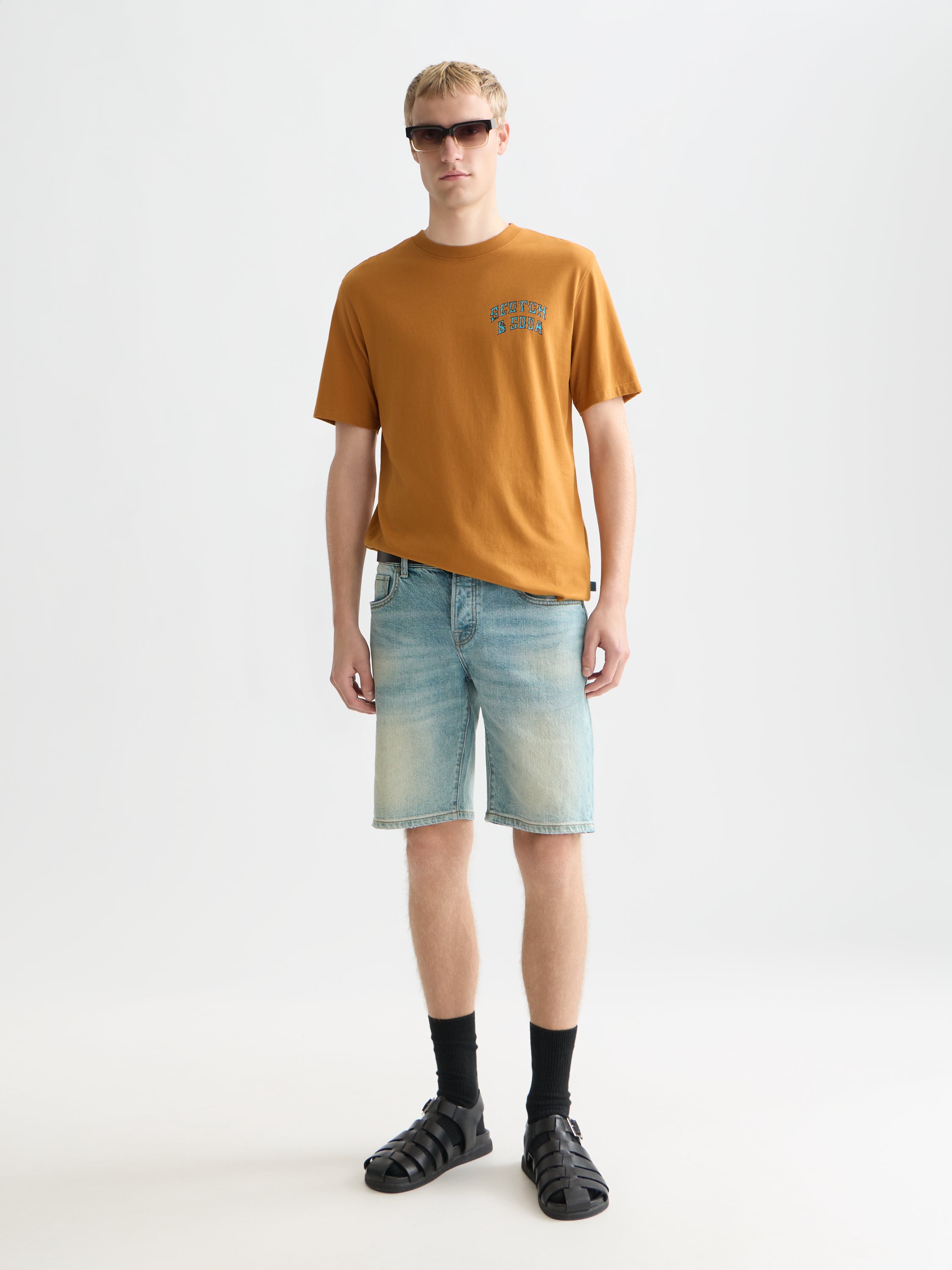 Front And Back Artwork Regular Fit T-Shirt - Cathay Spice