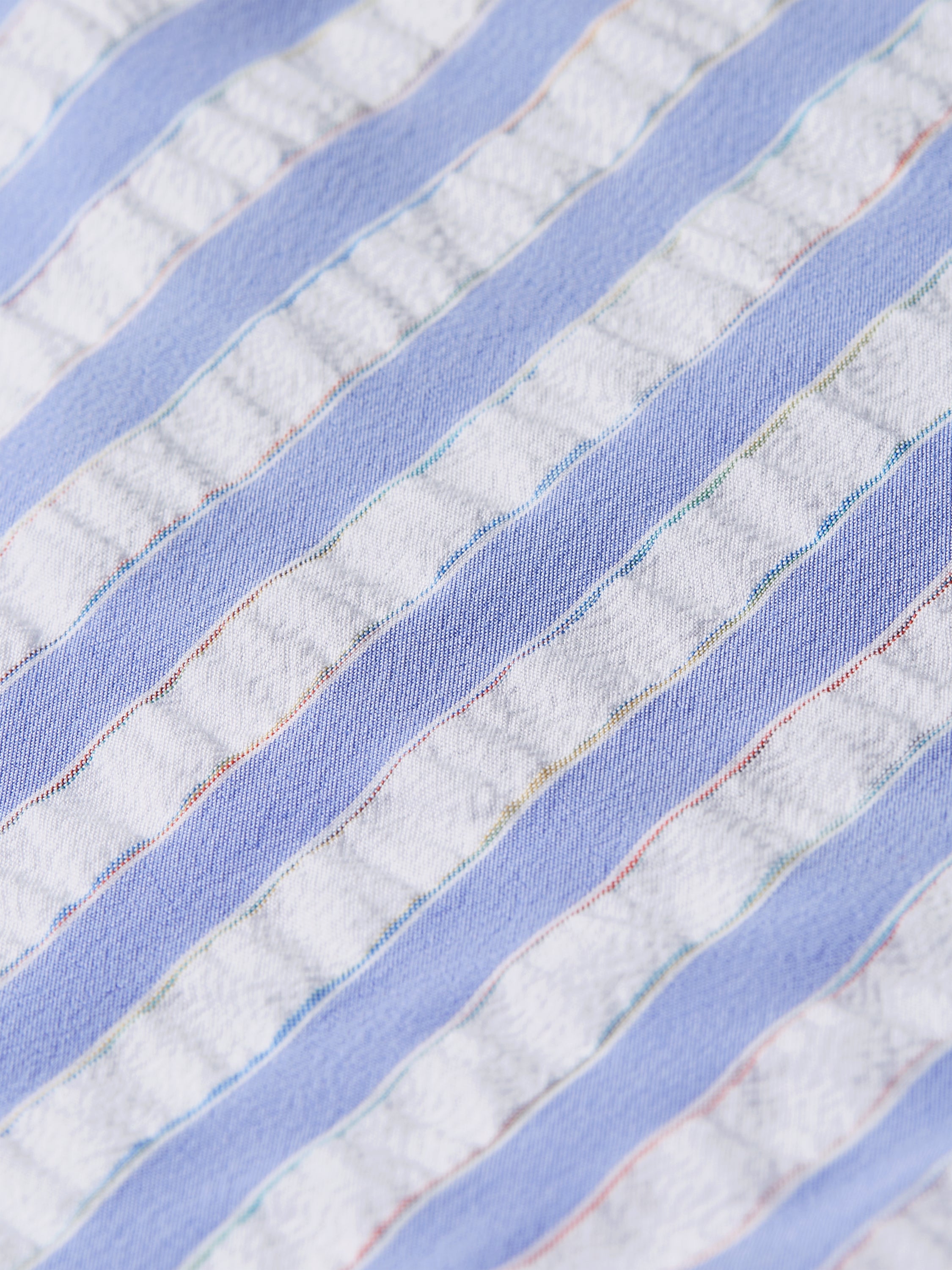 Striped Midlength Swim Shorts - Classic Stripe Infinity