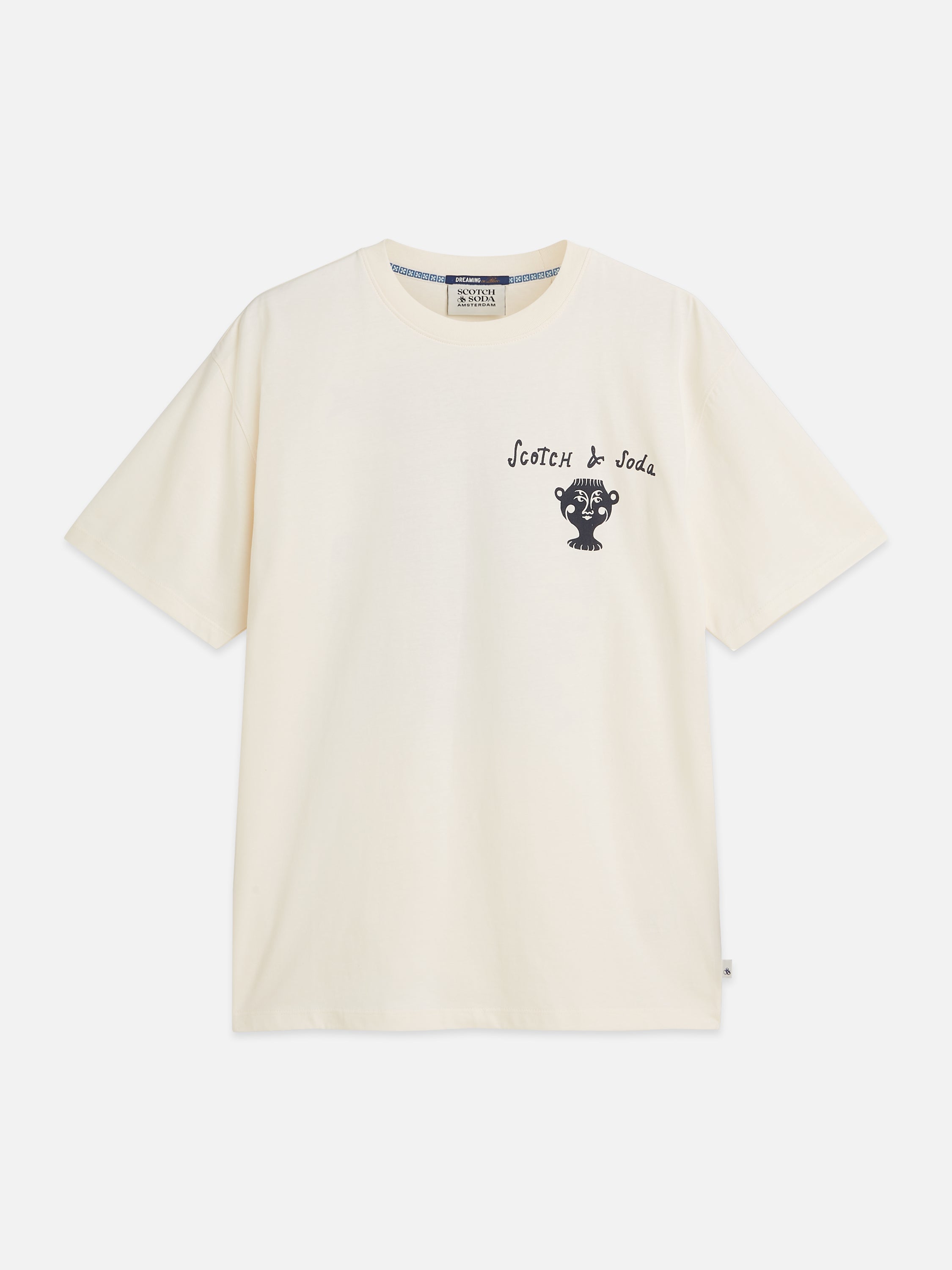 Front And Back Artwork Relaxed Fit T-Shirt - White