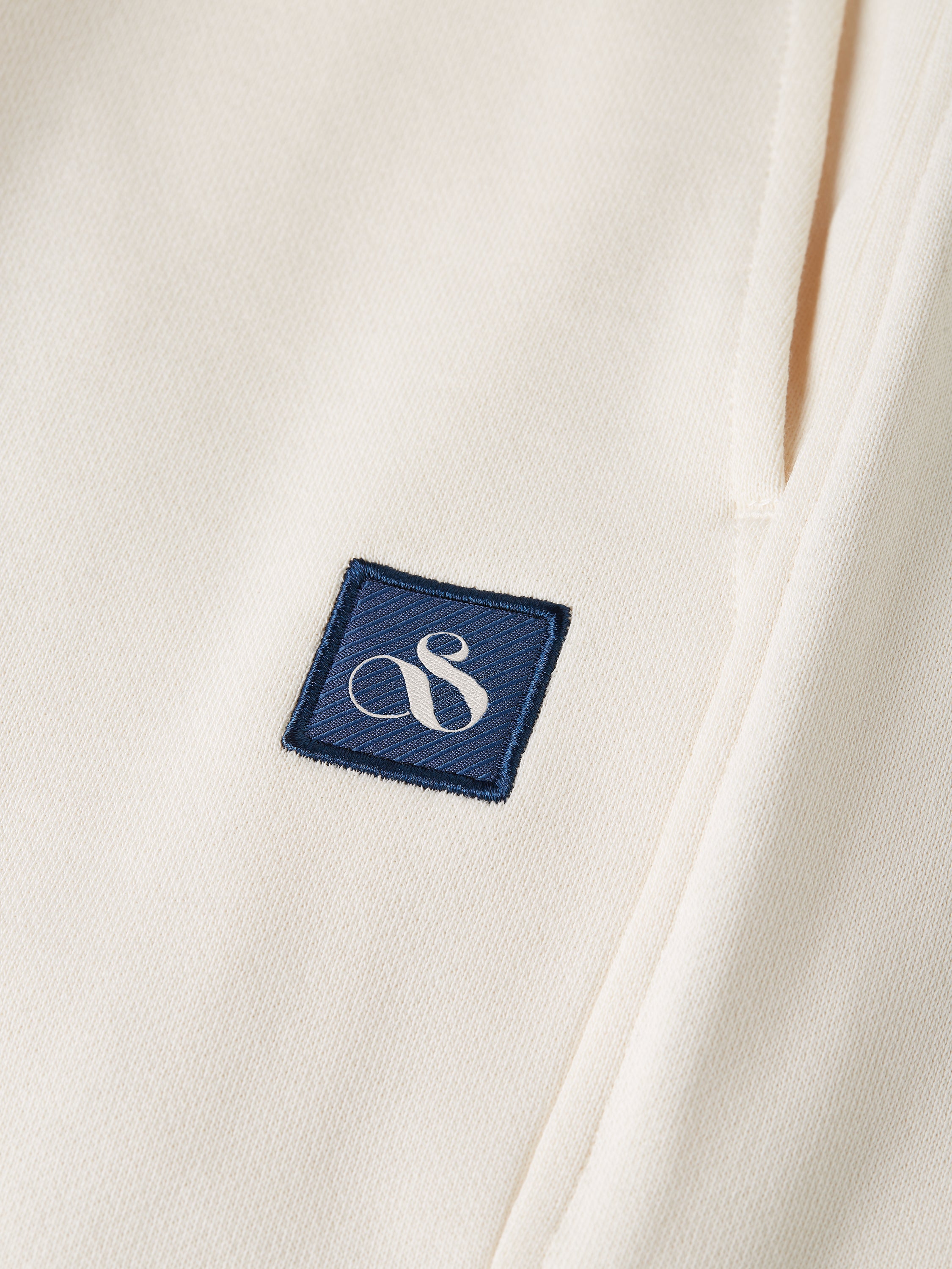 Logo Badge Regular Fit Sweatshorts - Eggnog