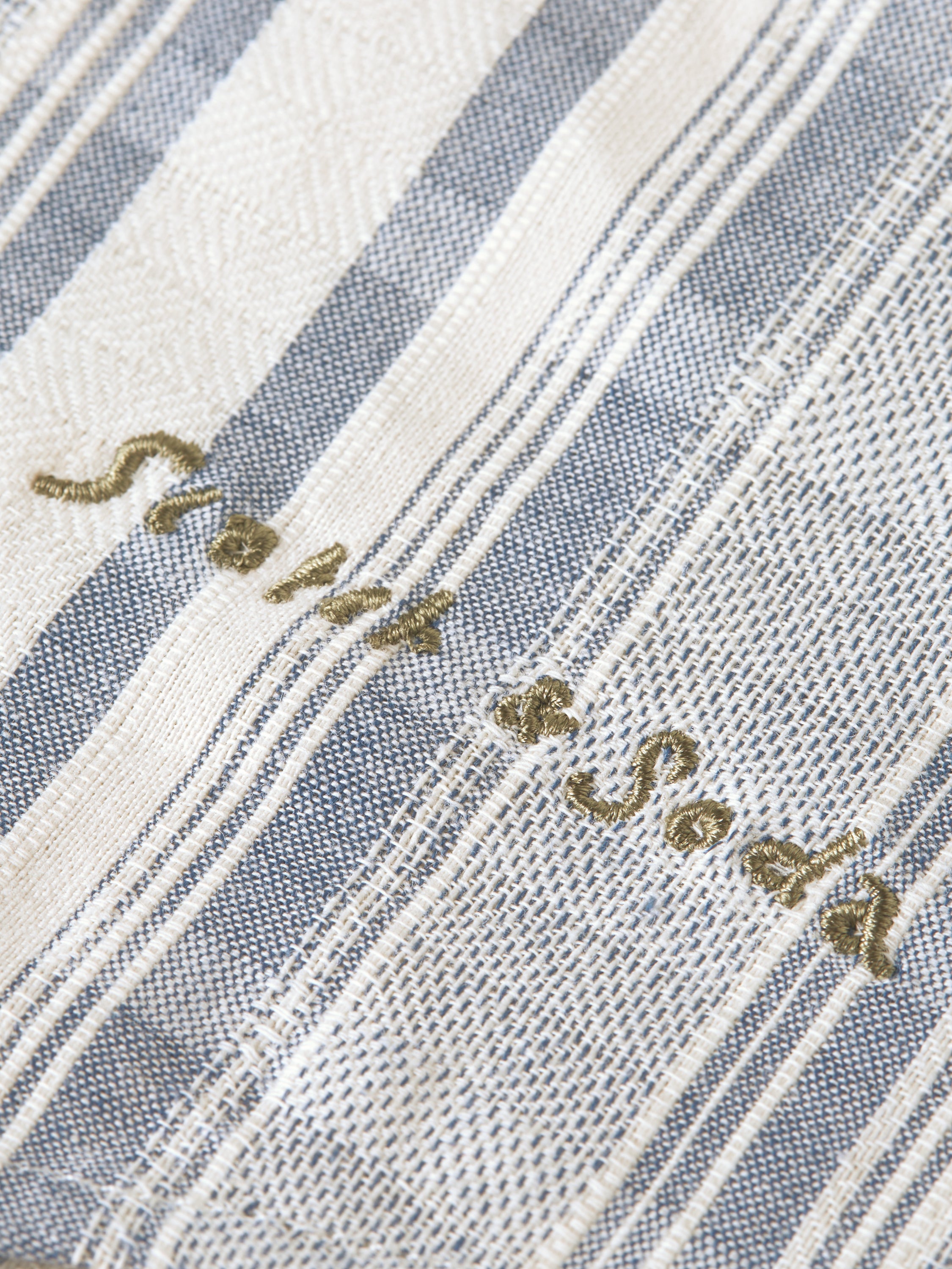 Striped Relaxed Fit Shirt - Ensign Blue Stripe