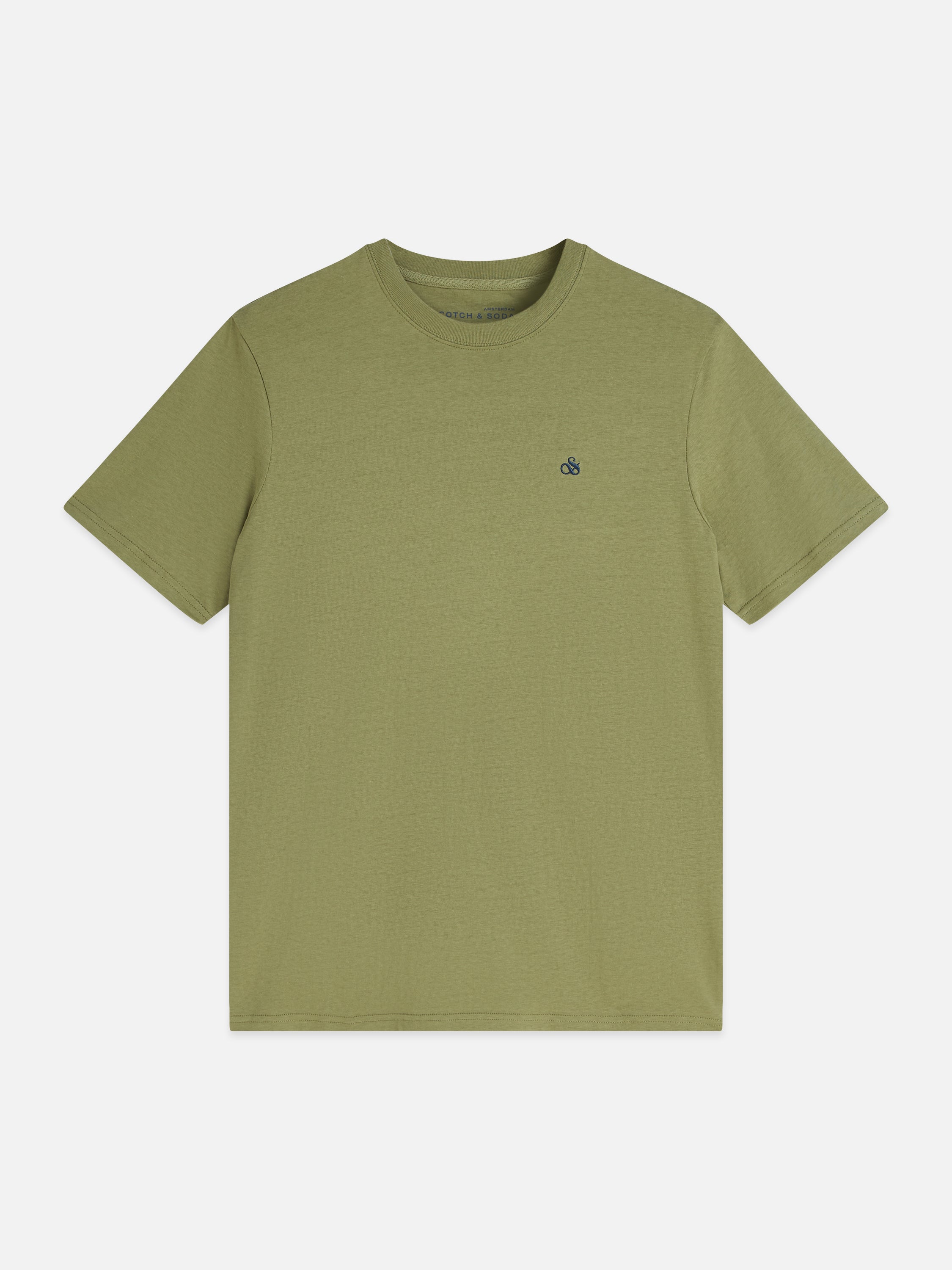 Seasonal Core Chest Logo Regular Fit T-Shirt - Oil Green