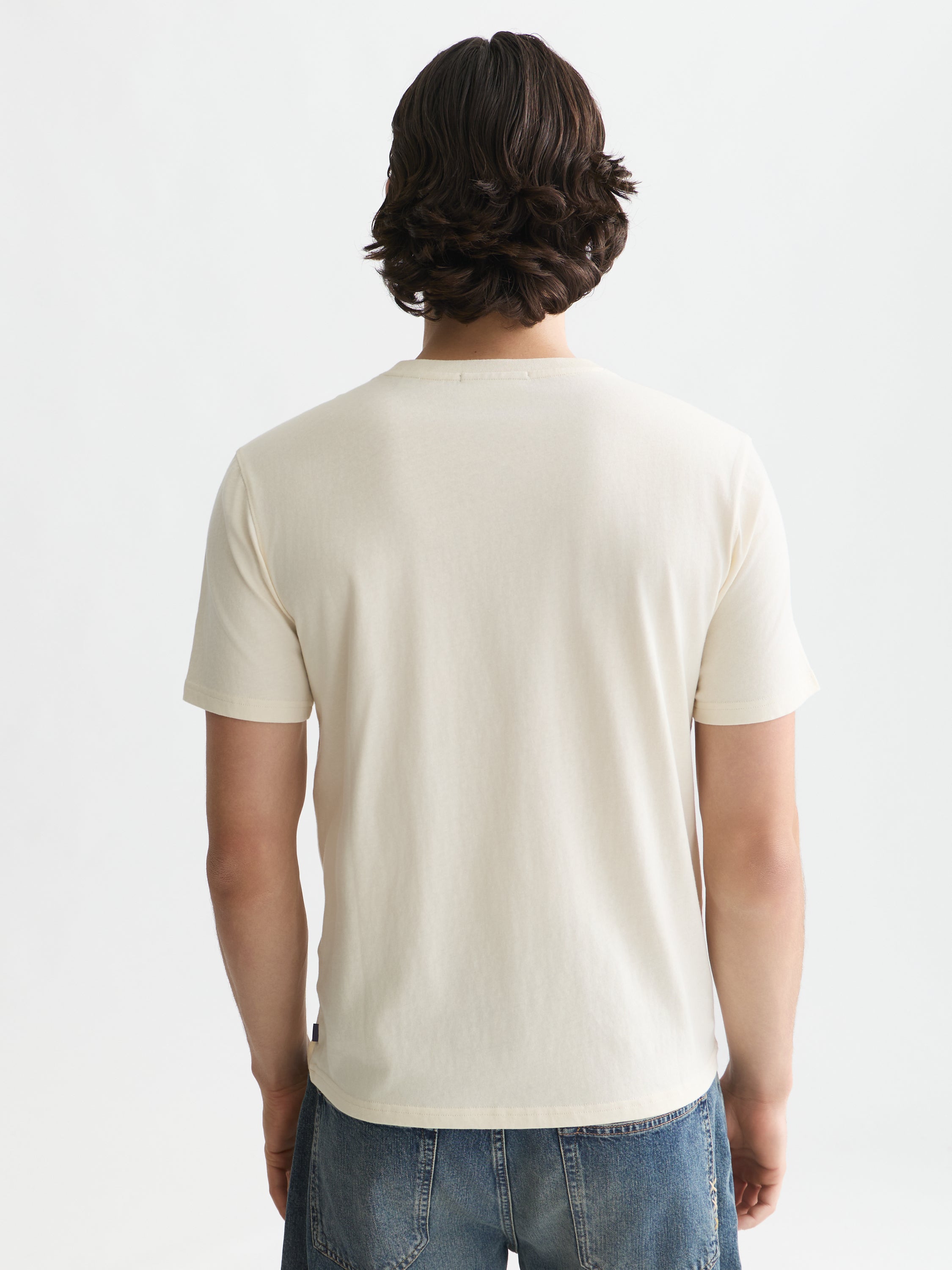 Left Chest Artwork Regular Fit T-Shirt - Eggnog