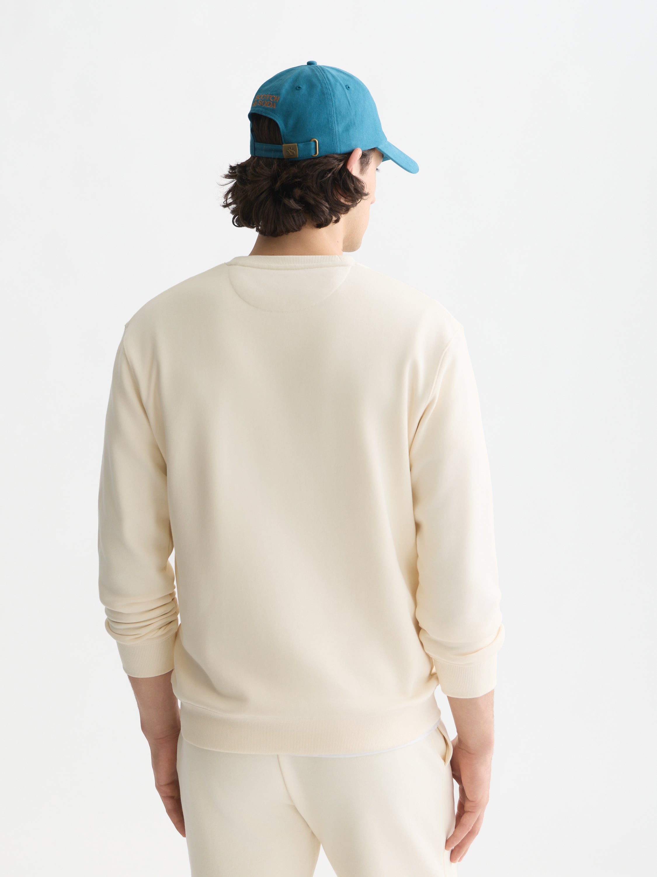 Seasonal Core Logo Badge Regular Fit Sweatshirt - Eggnog
