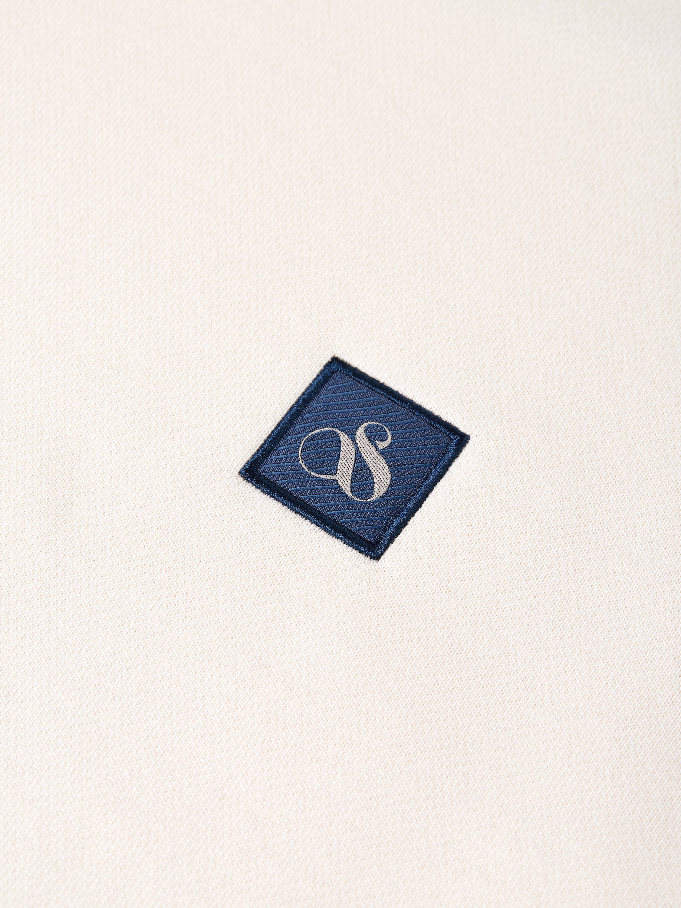 Seasonal Core Logo Badge Regular Fit Sweatshirt - Eggnog