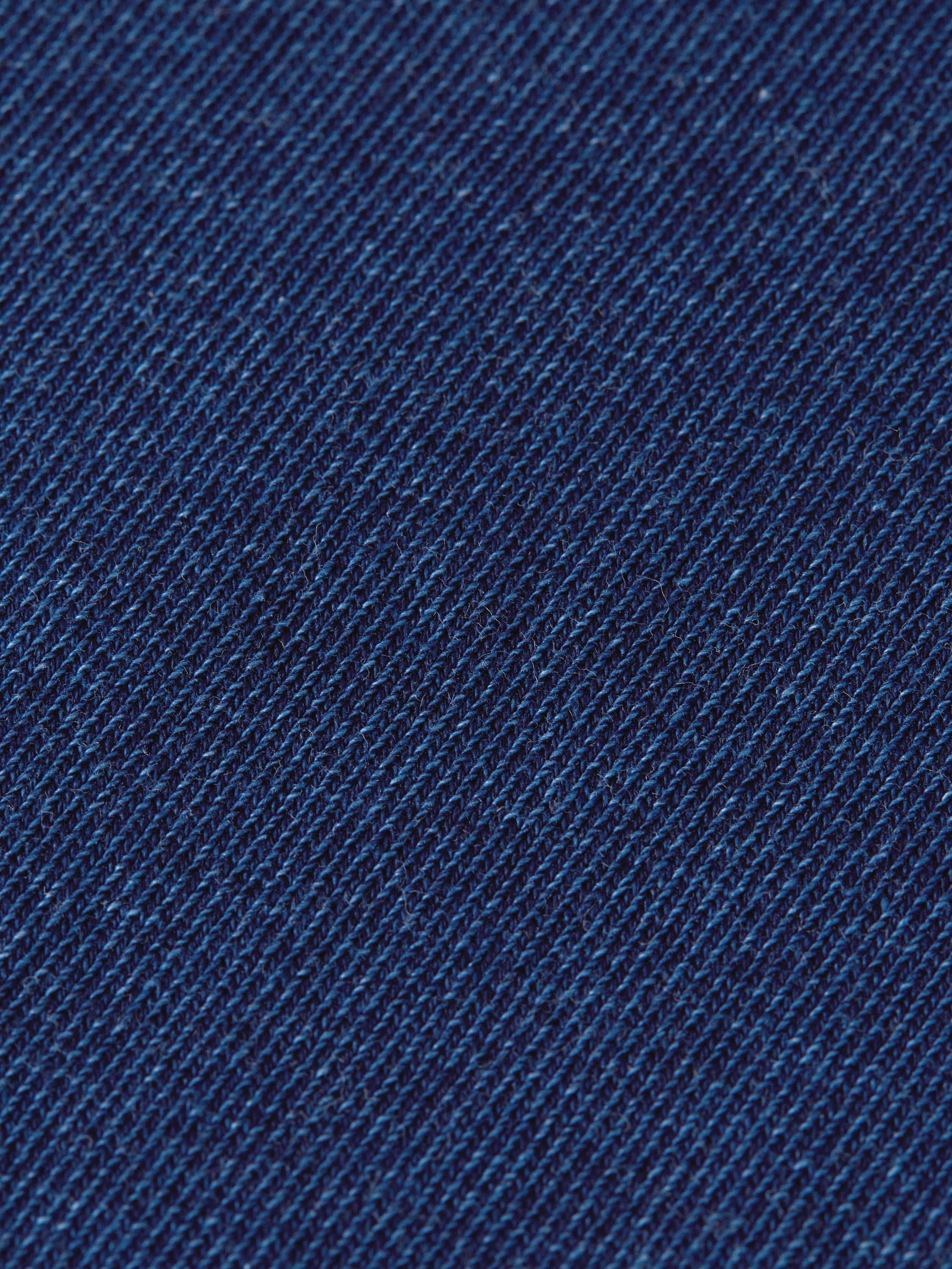 Washed Indigo Half Zip Relaxed Fit Sweatshirt - Washed Indigo