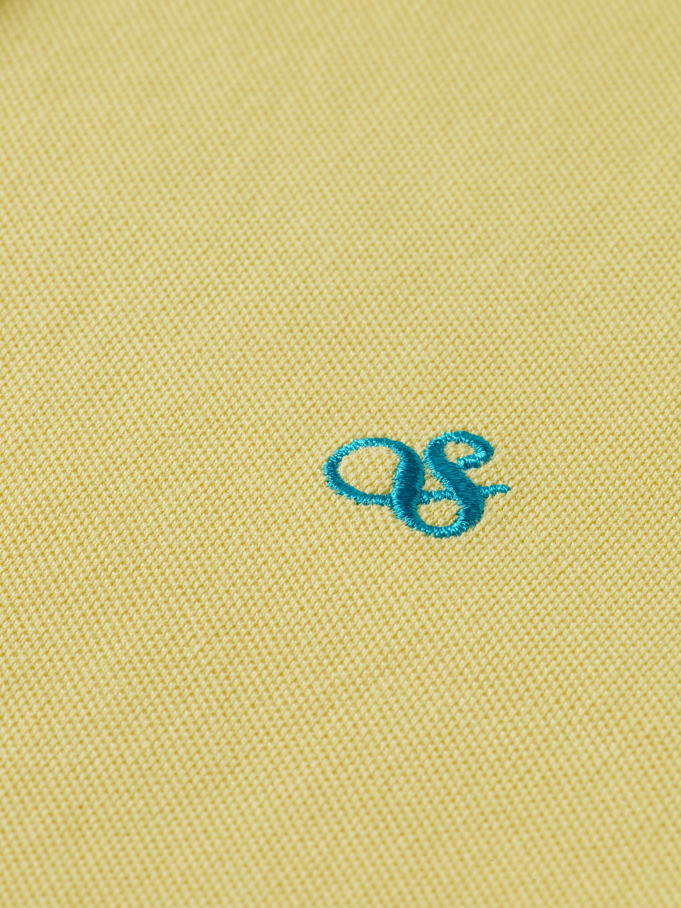 Seasonal Core Pique Chest Logo Polo - Raffia