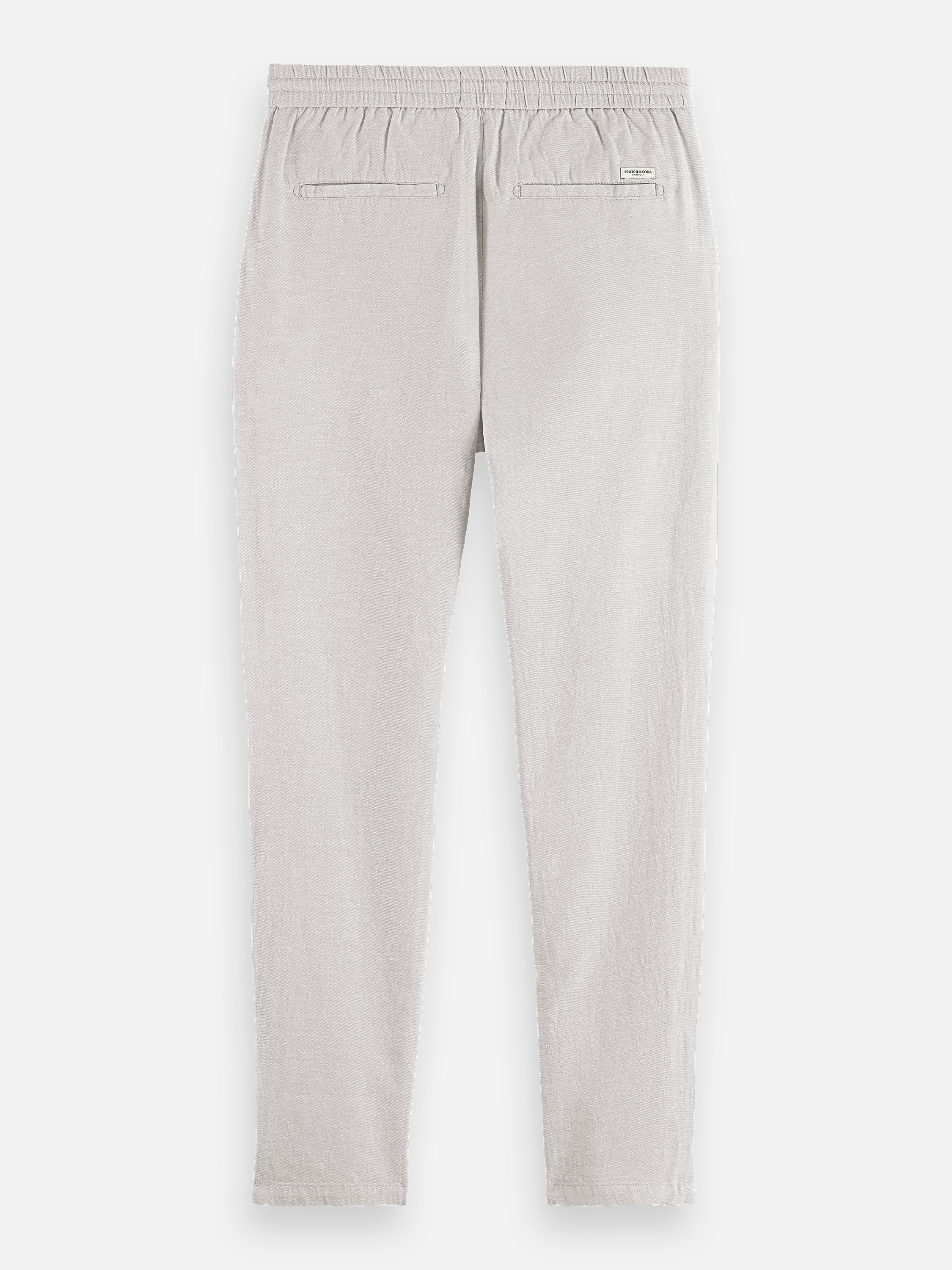 Pantalon de jogging Seasonal Core Warren en sergé de coton et lin - Gris