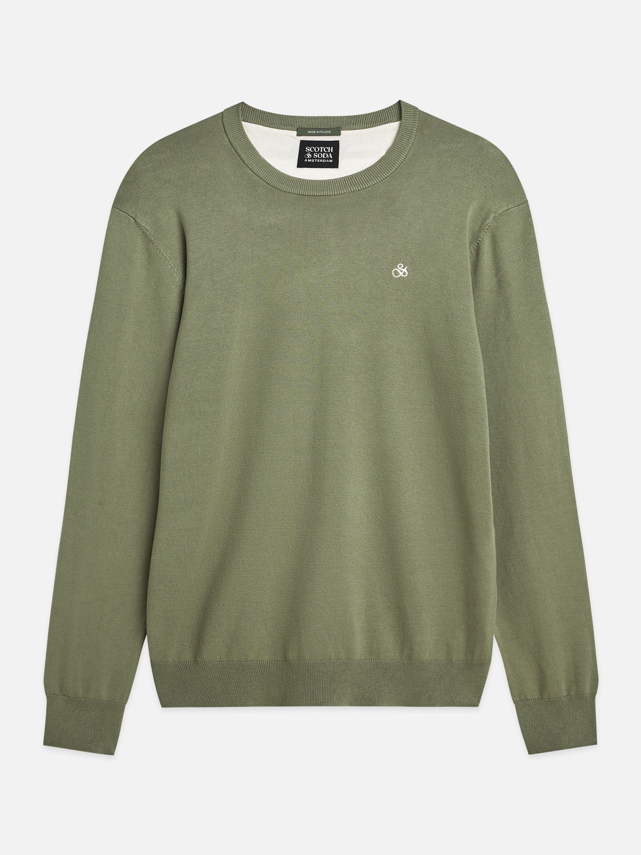 Seasonal Core Ecovero Regular Fit Pullover - Oil Green