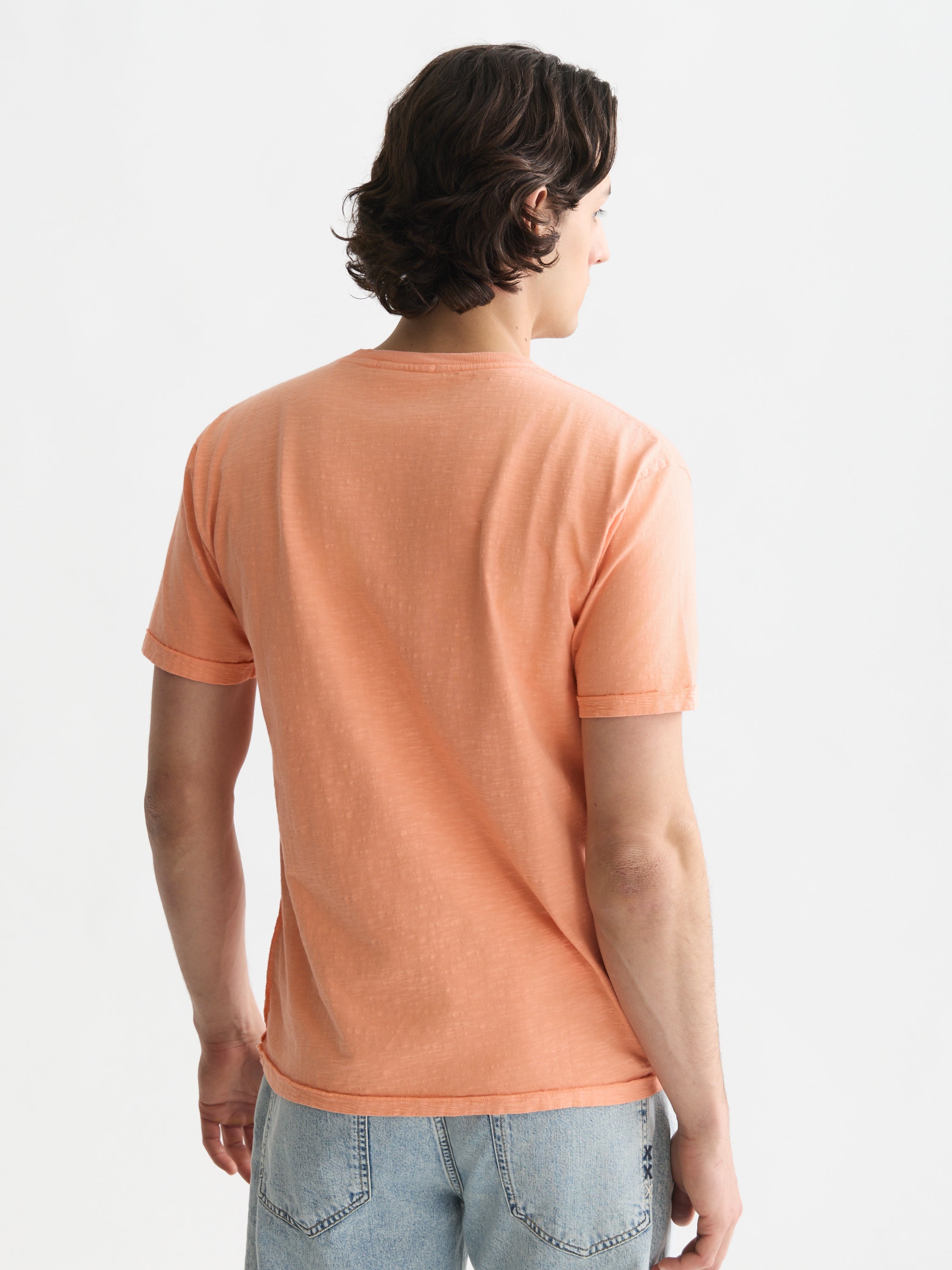 Garment-Dye Relaxed Fit T-Shirt - Shrimp