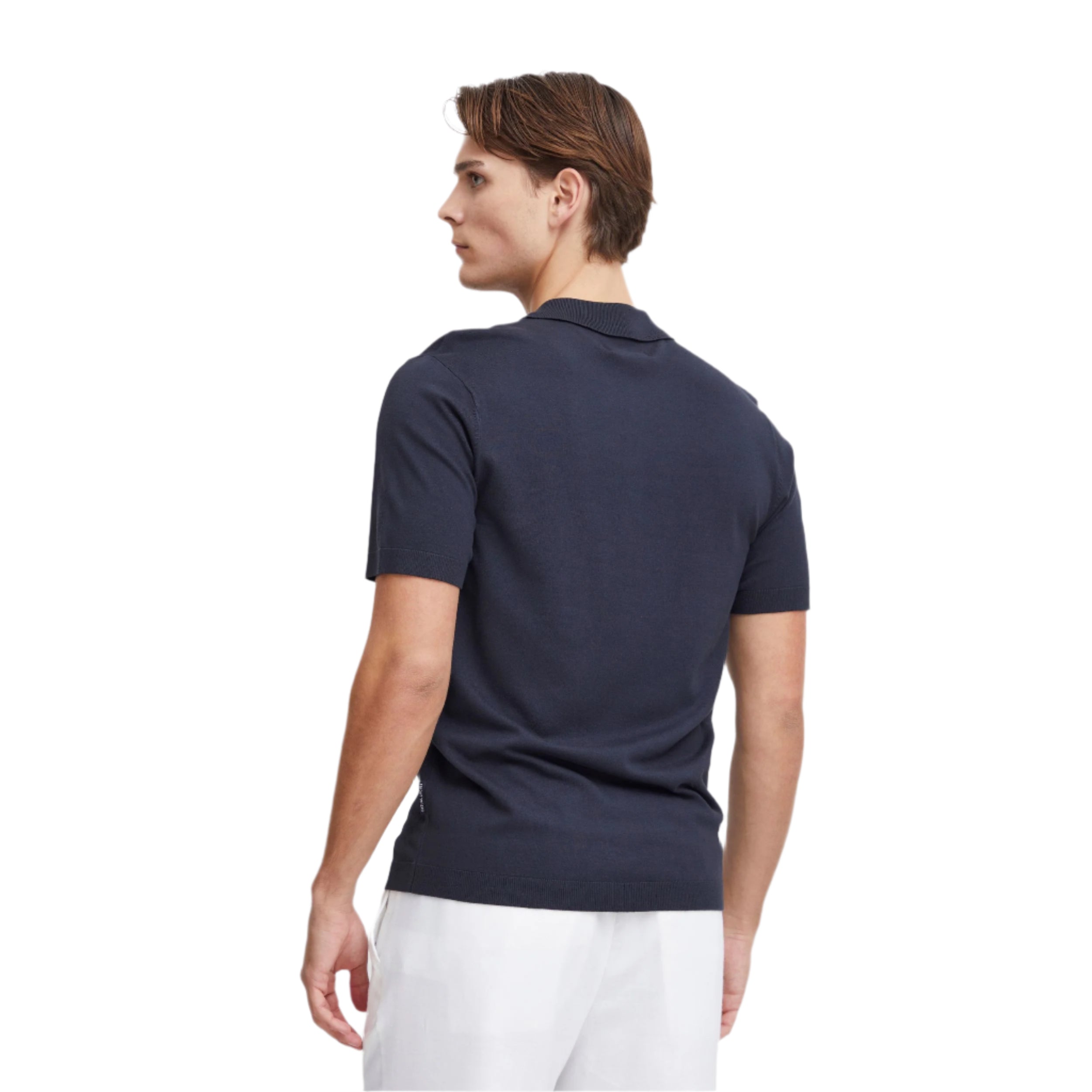 Dark Navy Cfkarlo Polo Knit
