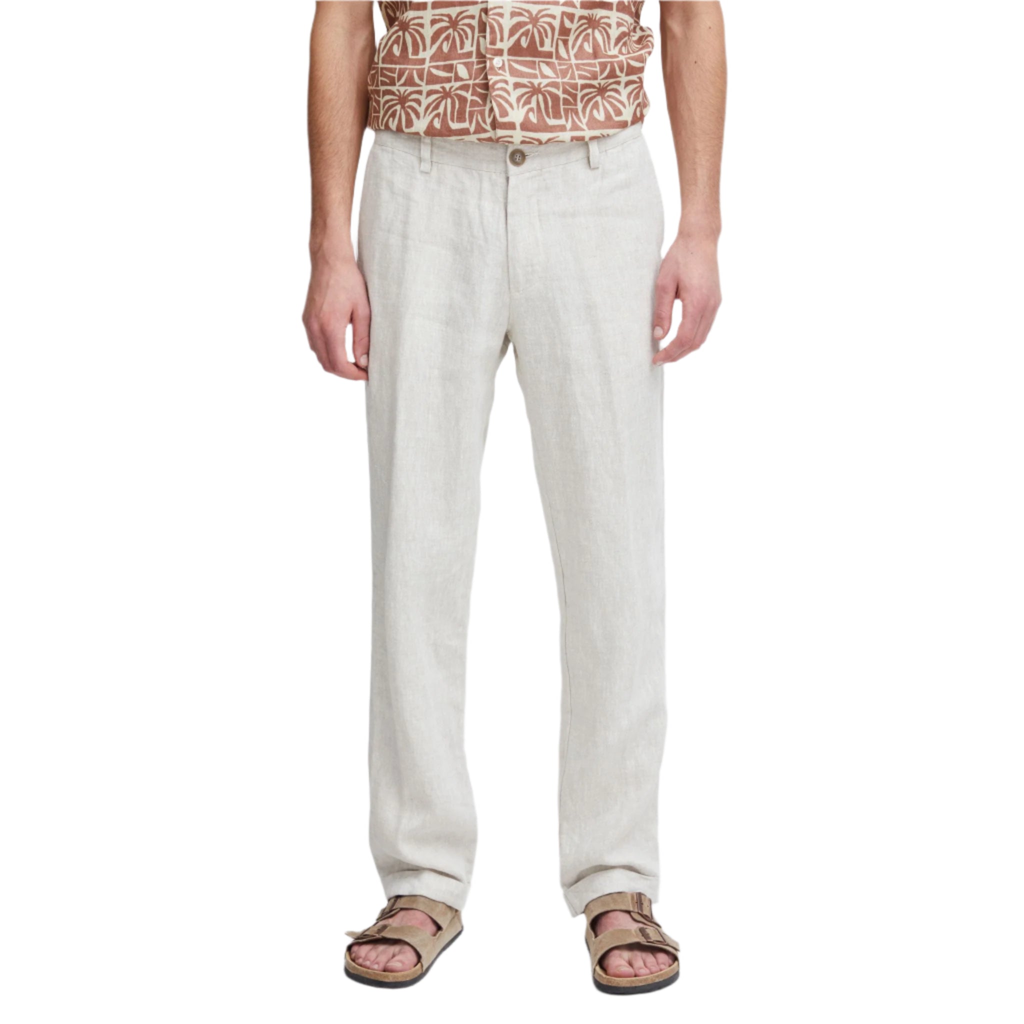 Linen Pant - Gray