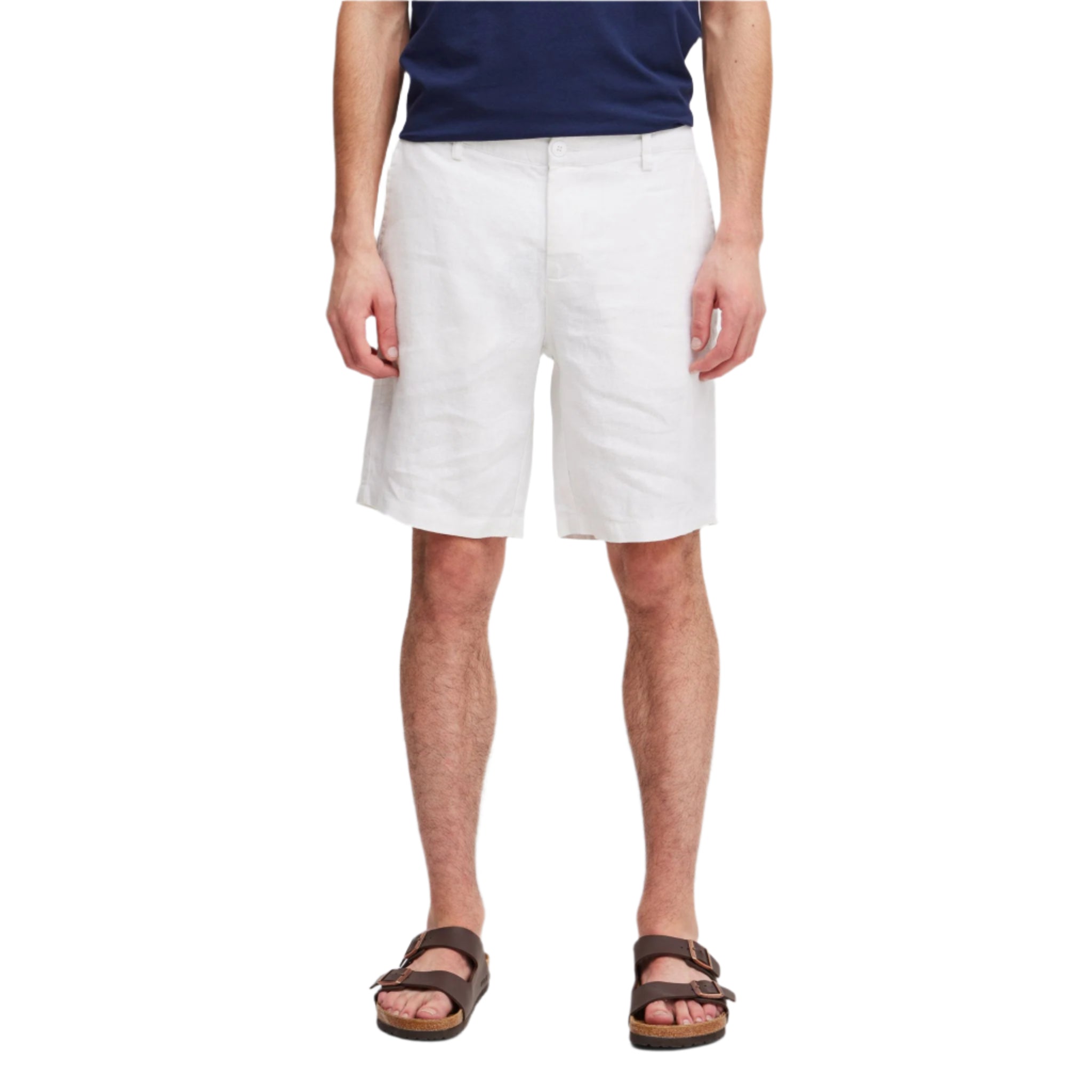 Linen Shorts - White