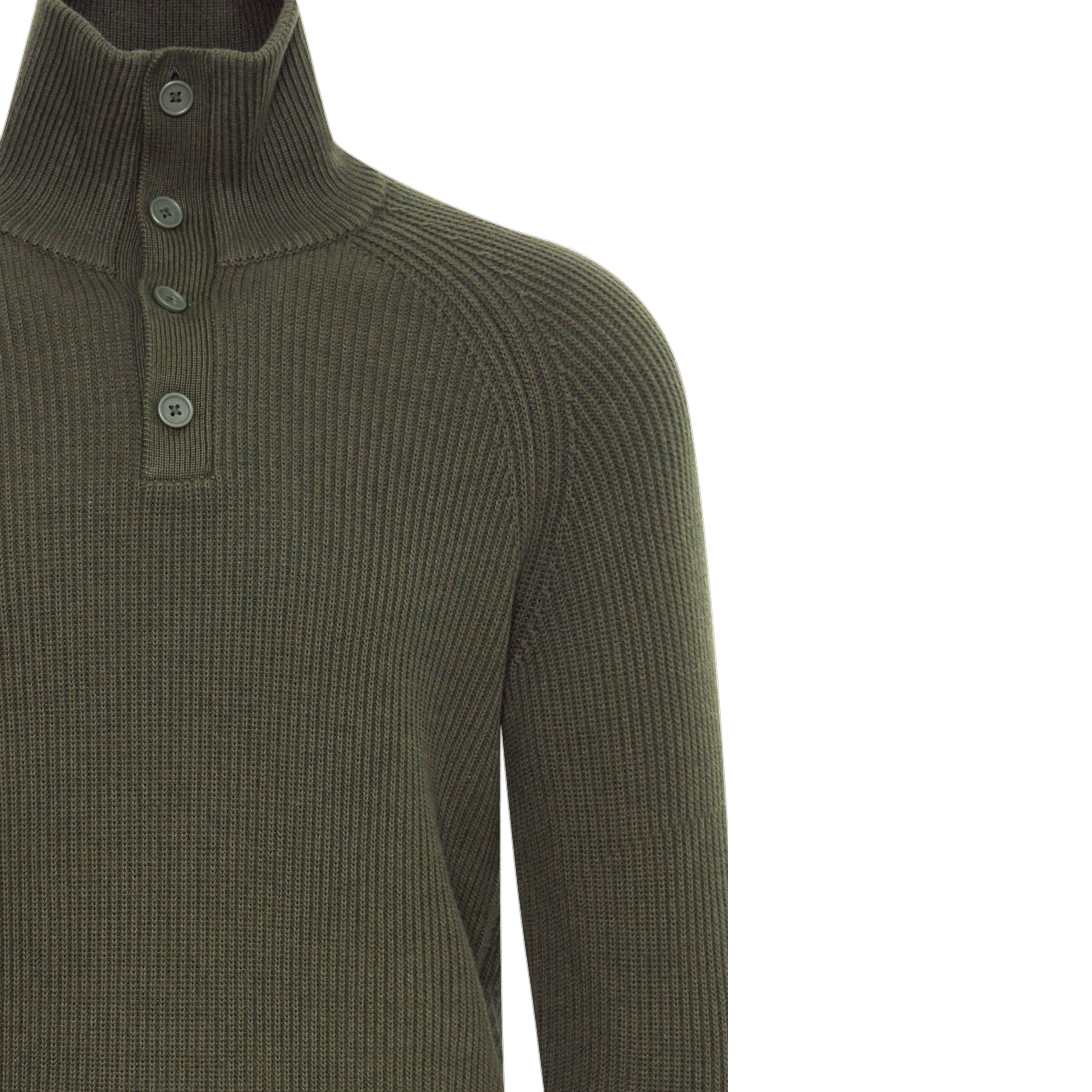 Deep Depths Cfkristian Ribbed High Neck Knit