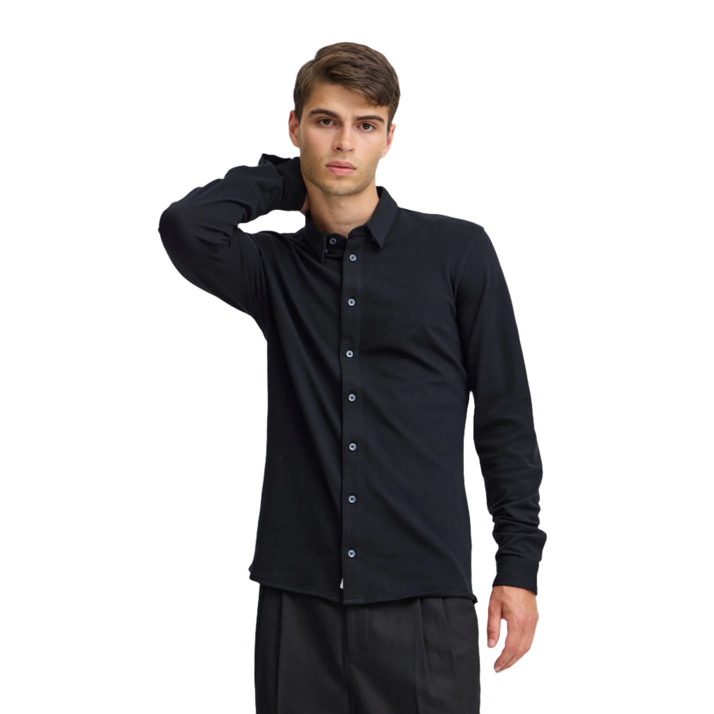 Black Beauty Cfarthur Jersey Piquet Shirt