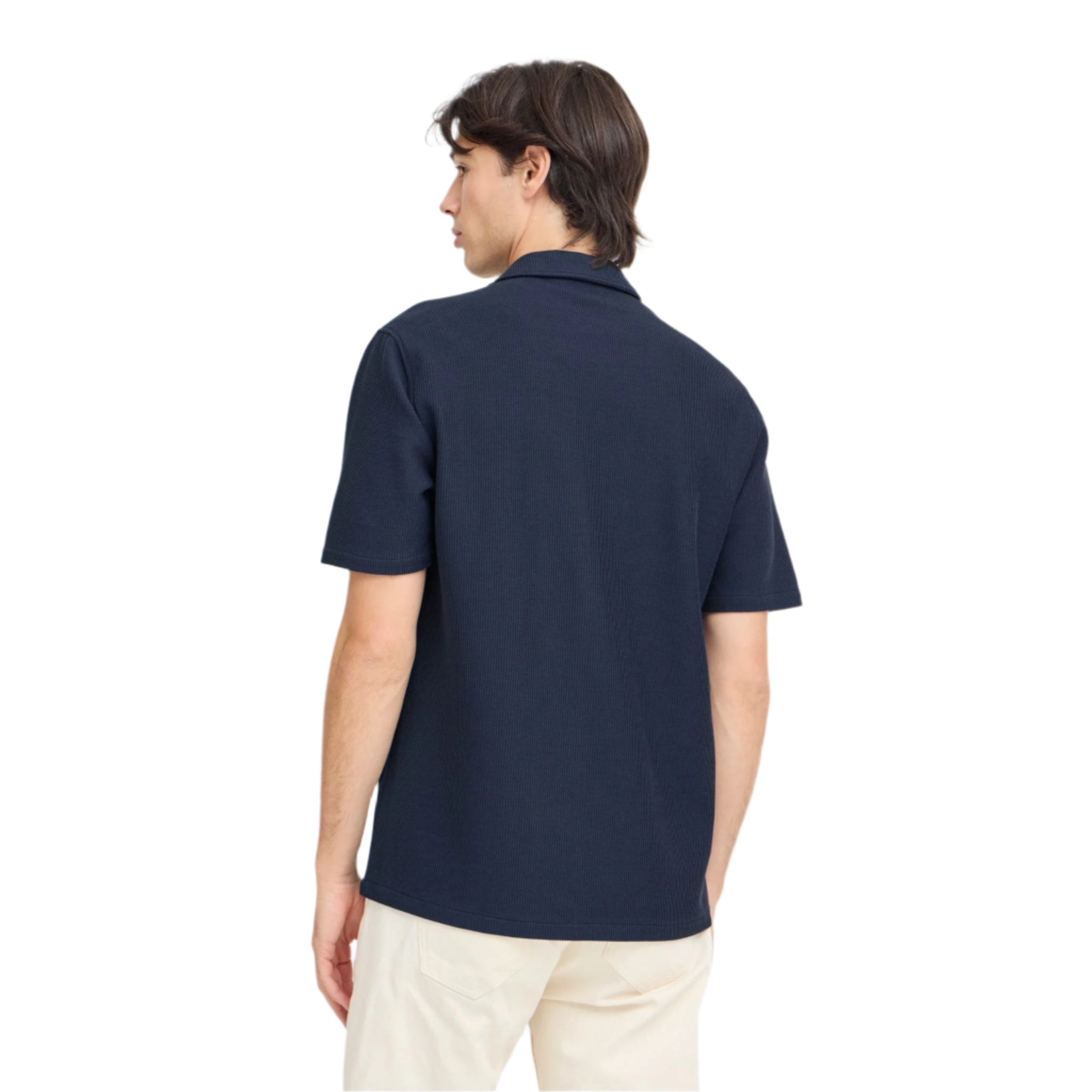 Knitted Shirt - Navy