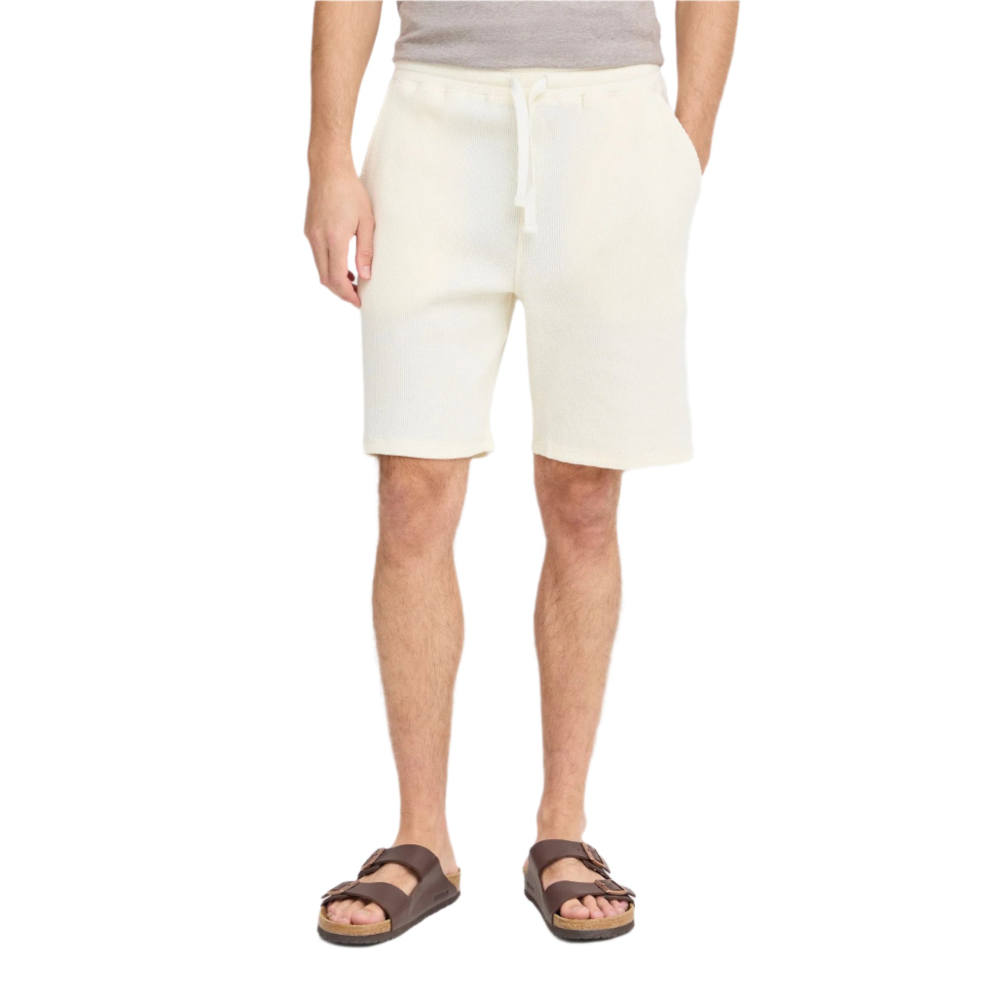 Waffle Shorts - White