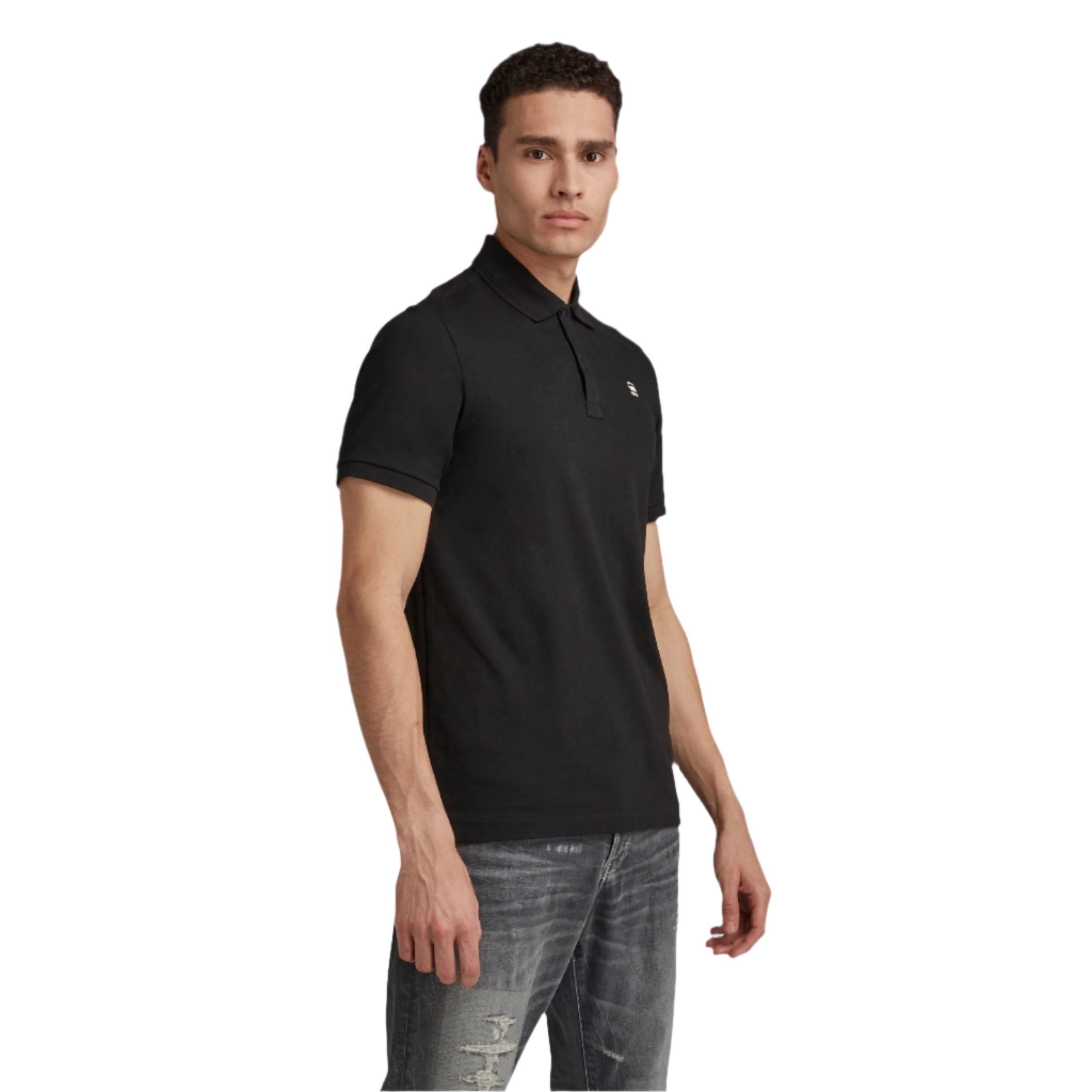 Polo slim Dunda - Noir foncé