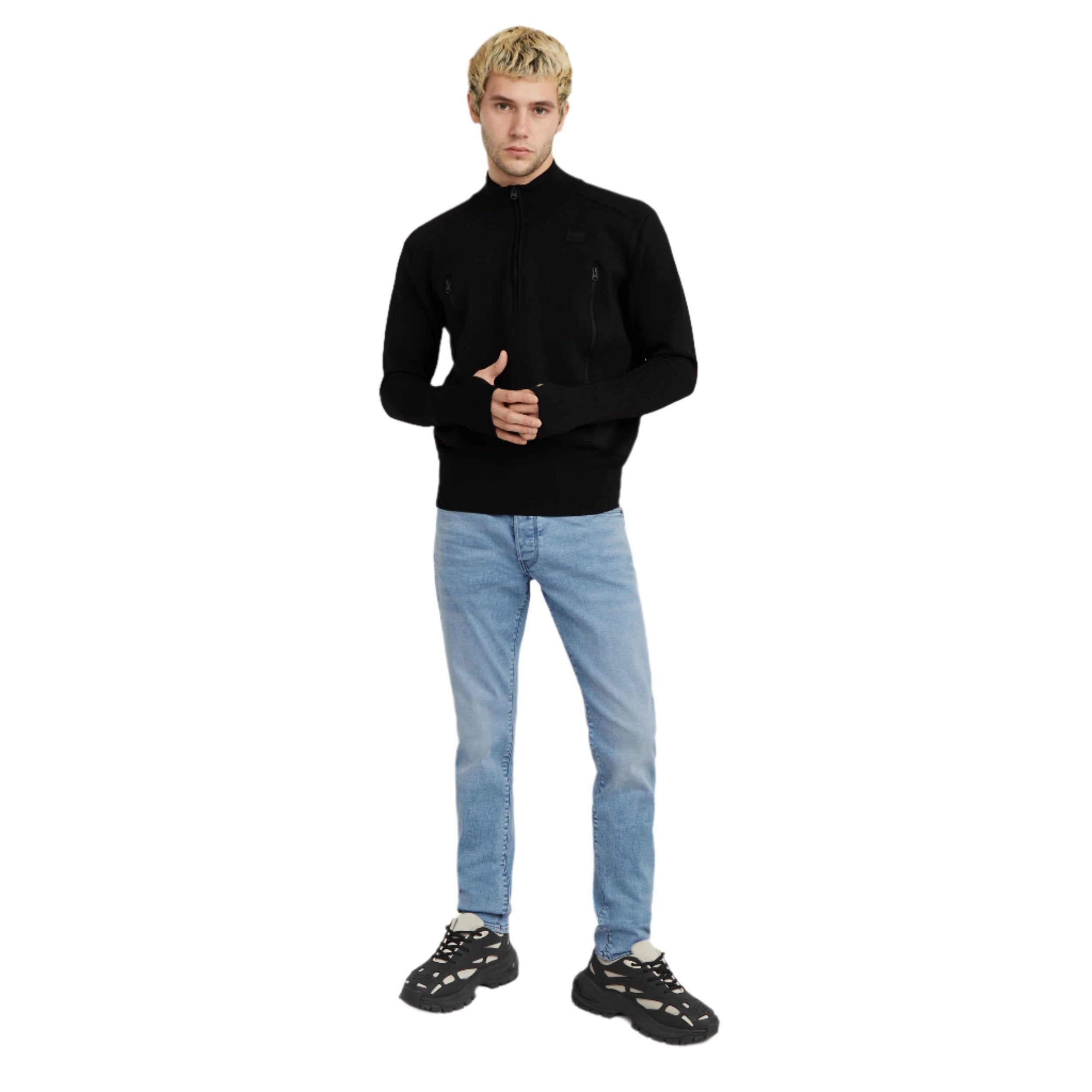 Light Aged 3301 Slim Jeans