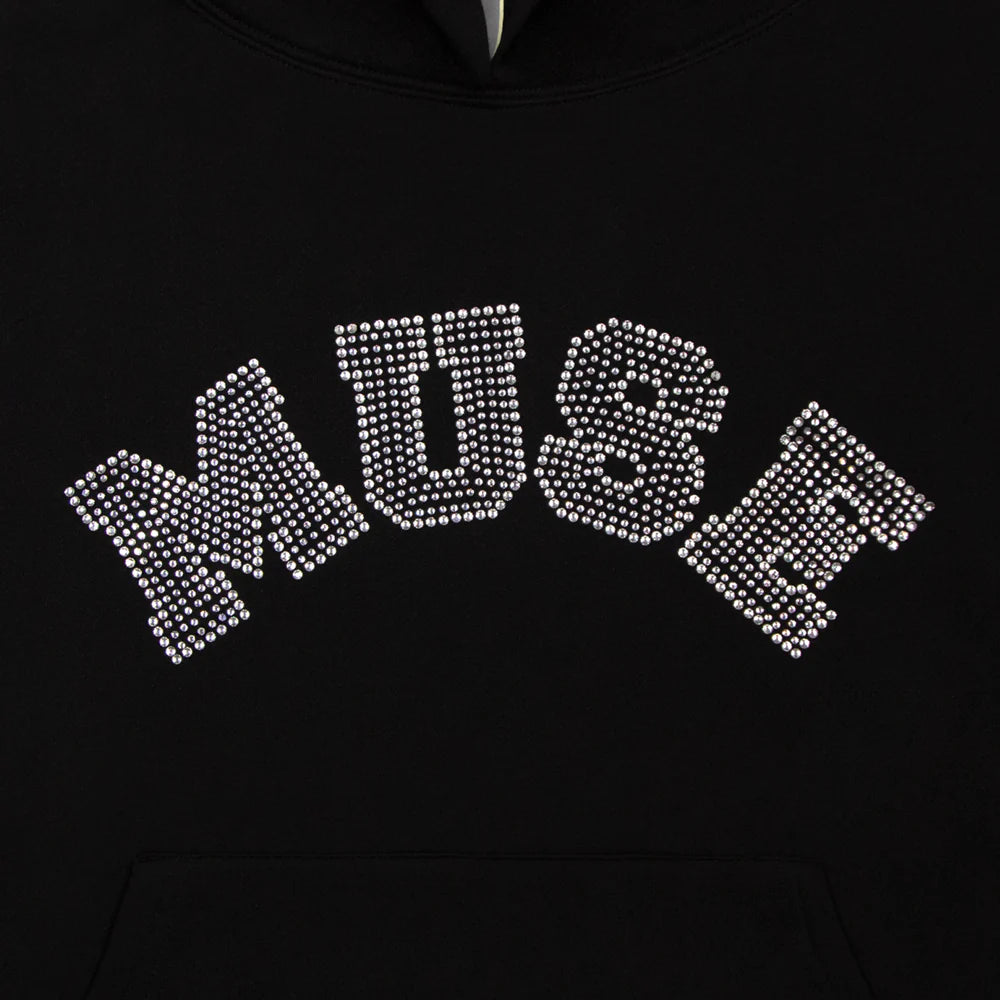 Heavyweight Diamond Hoodie - Black