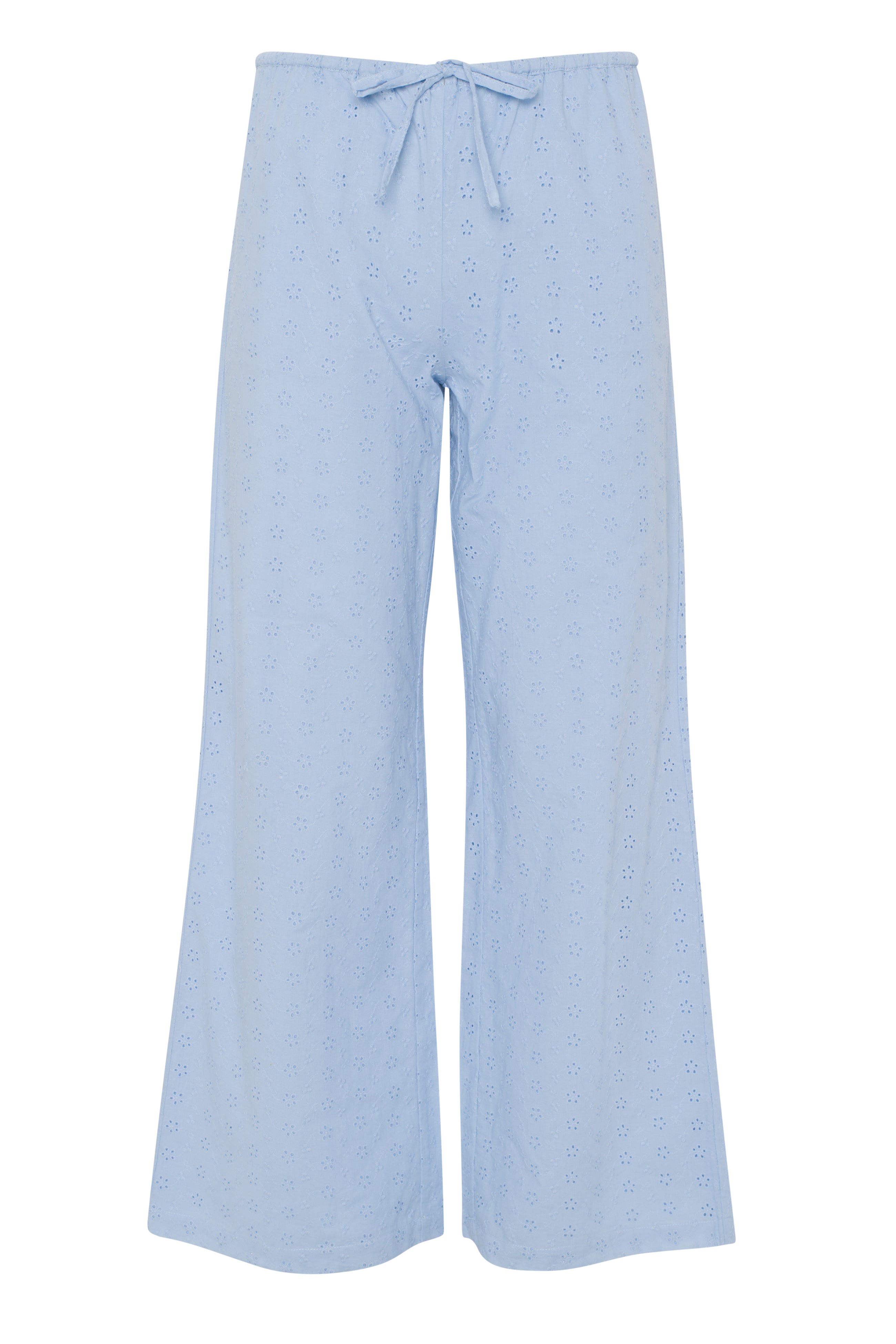 Embroided Pant - Baby Blue