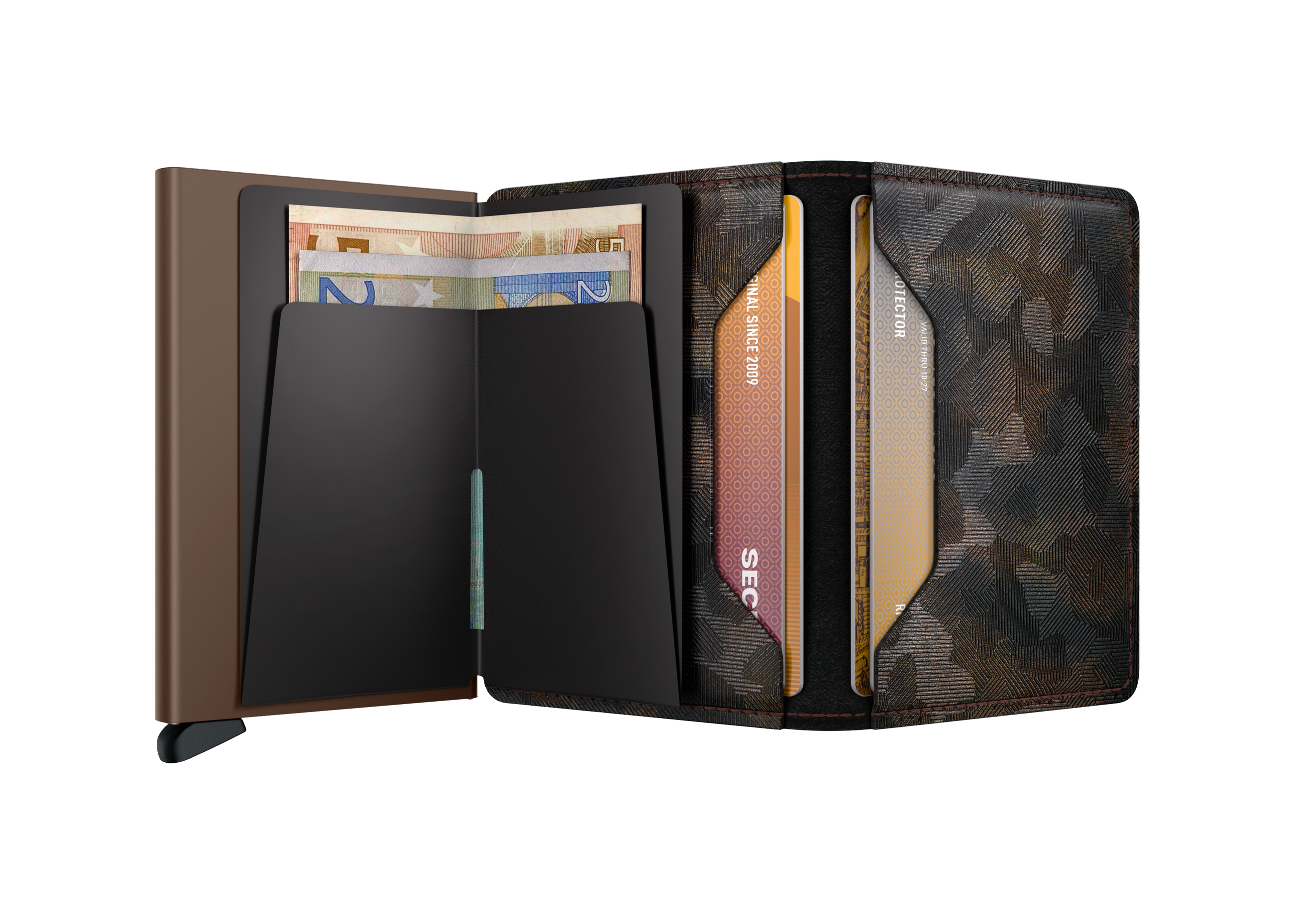 Slimwallet Jungle - Brown