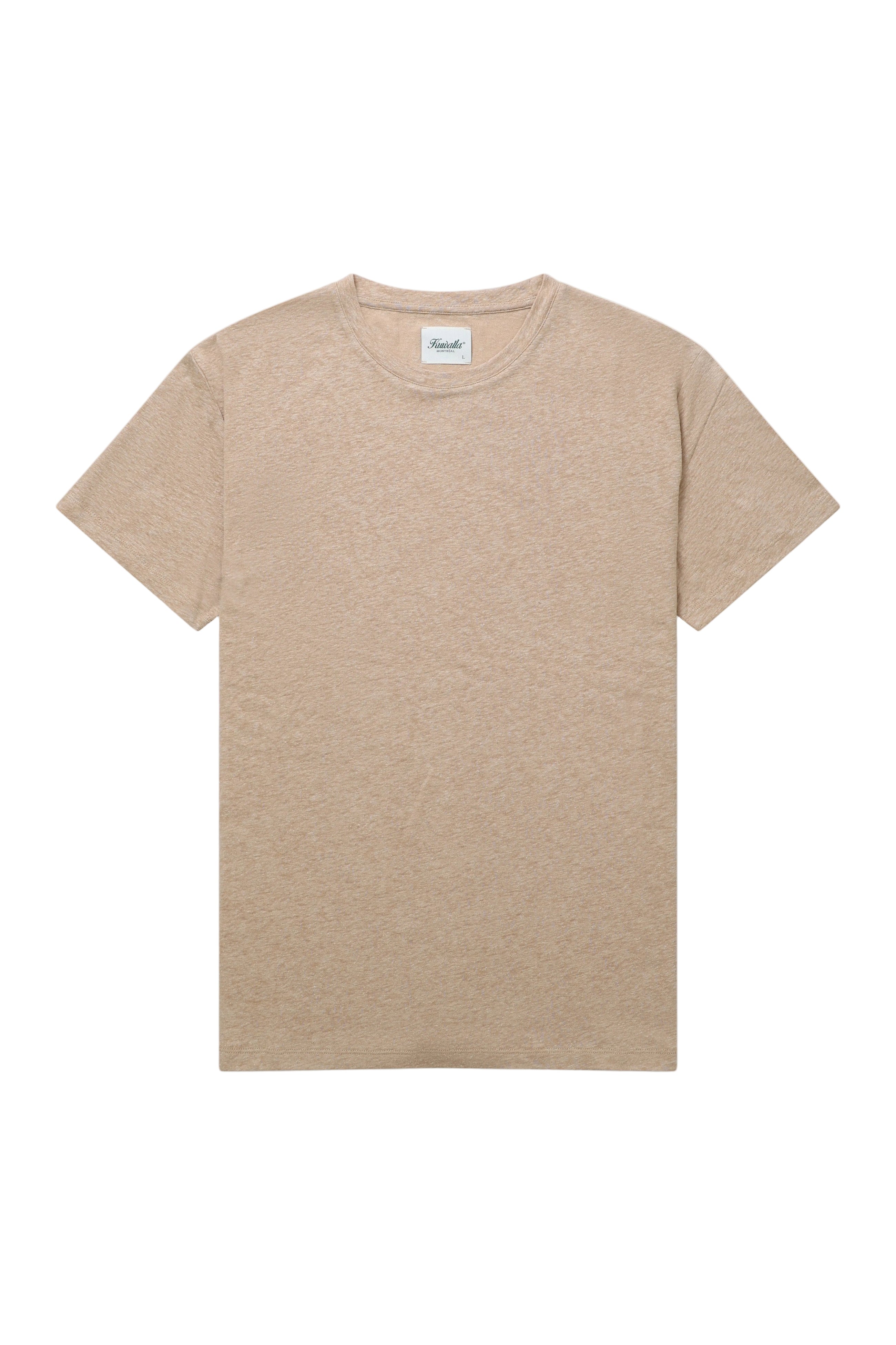 Linen Tee - Beige