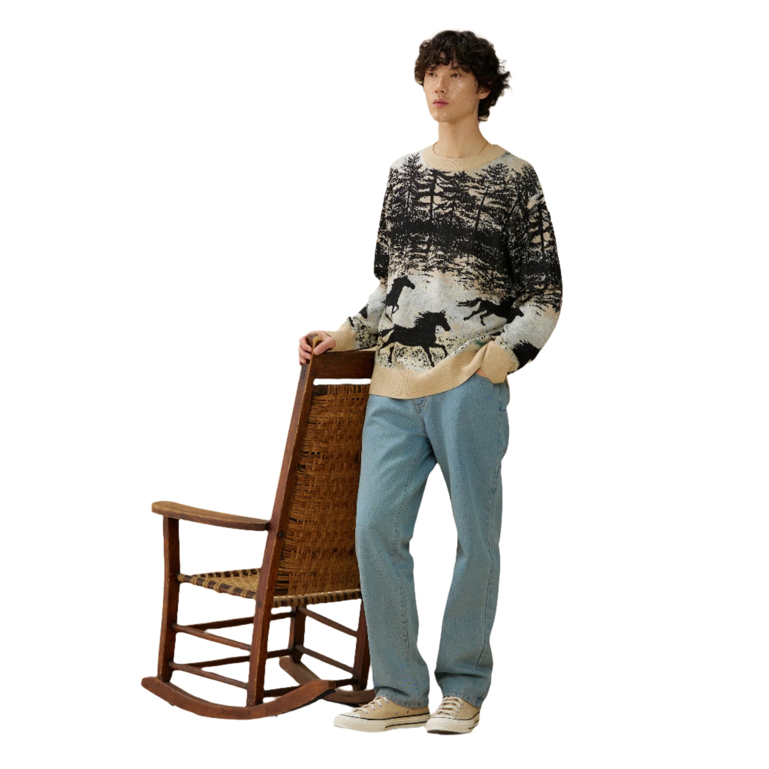 Wild Stallion Jacquard Knit