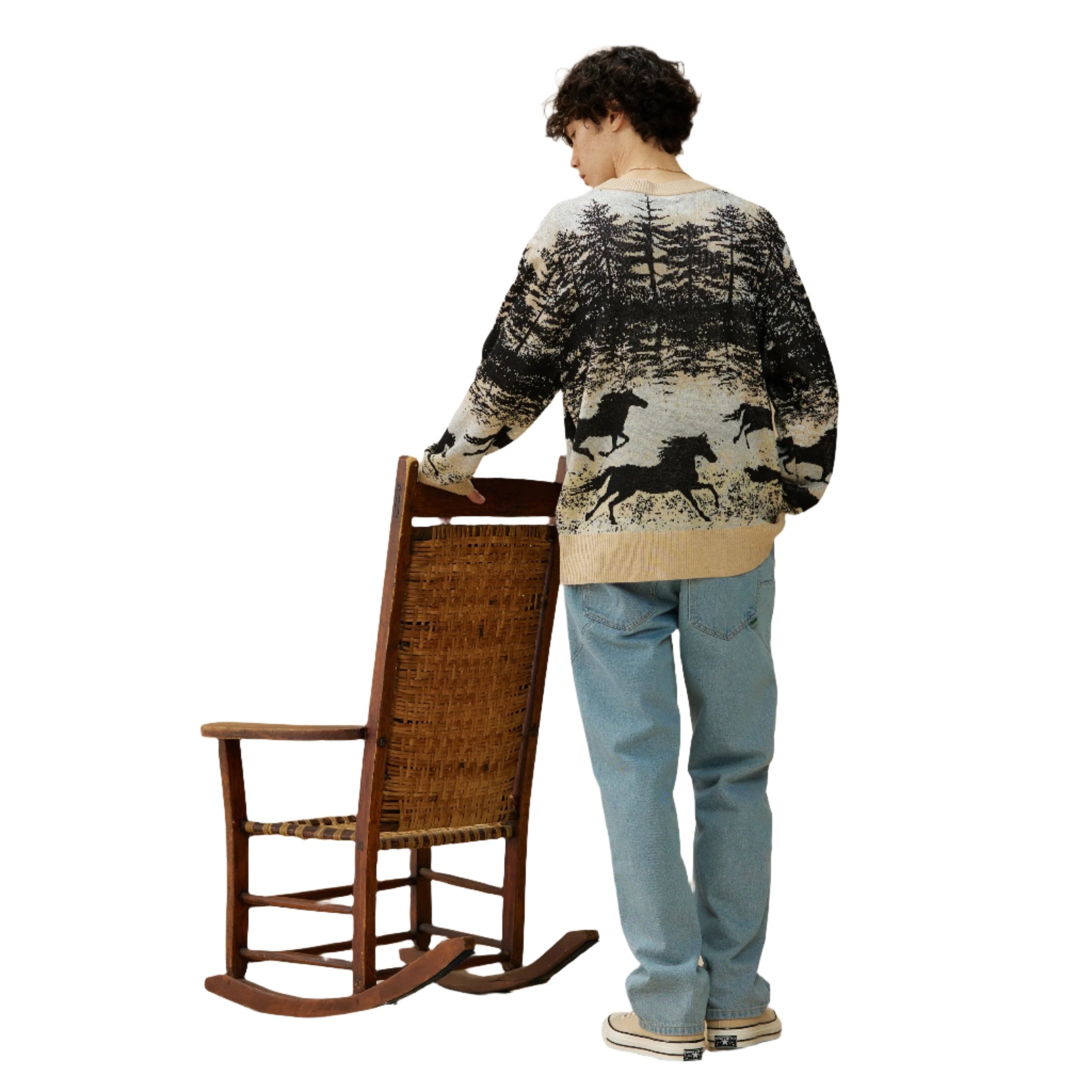 Wild Stallion Jacquard Knit