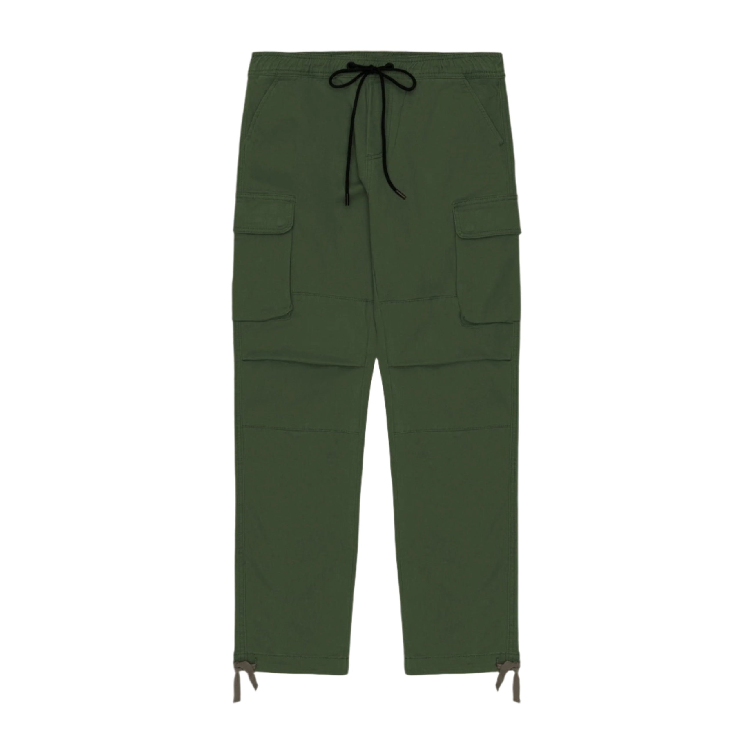 Pantalon cargo vert fuselé