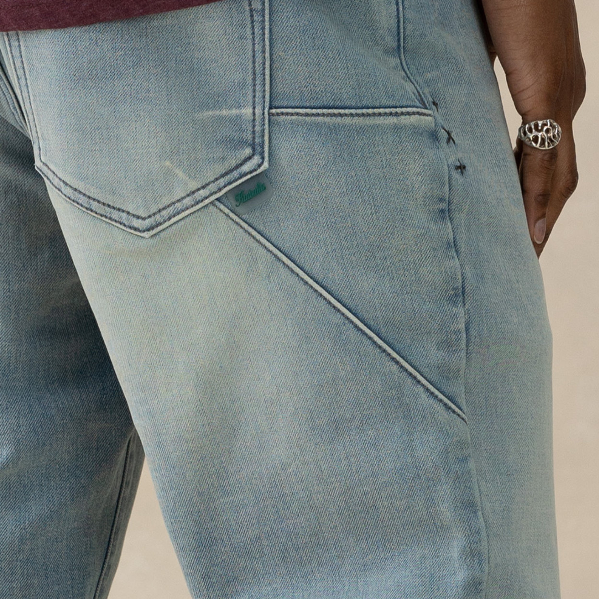 Jean performance bleu moyen - Coupe slim