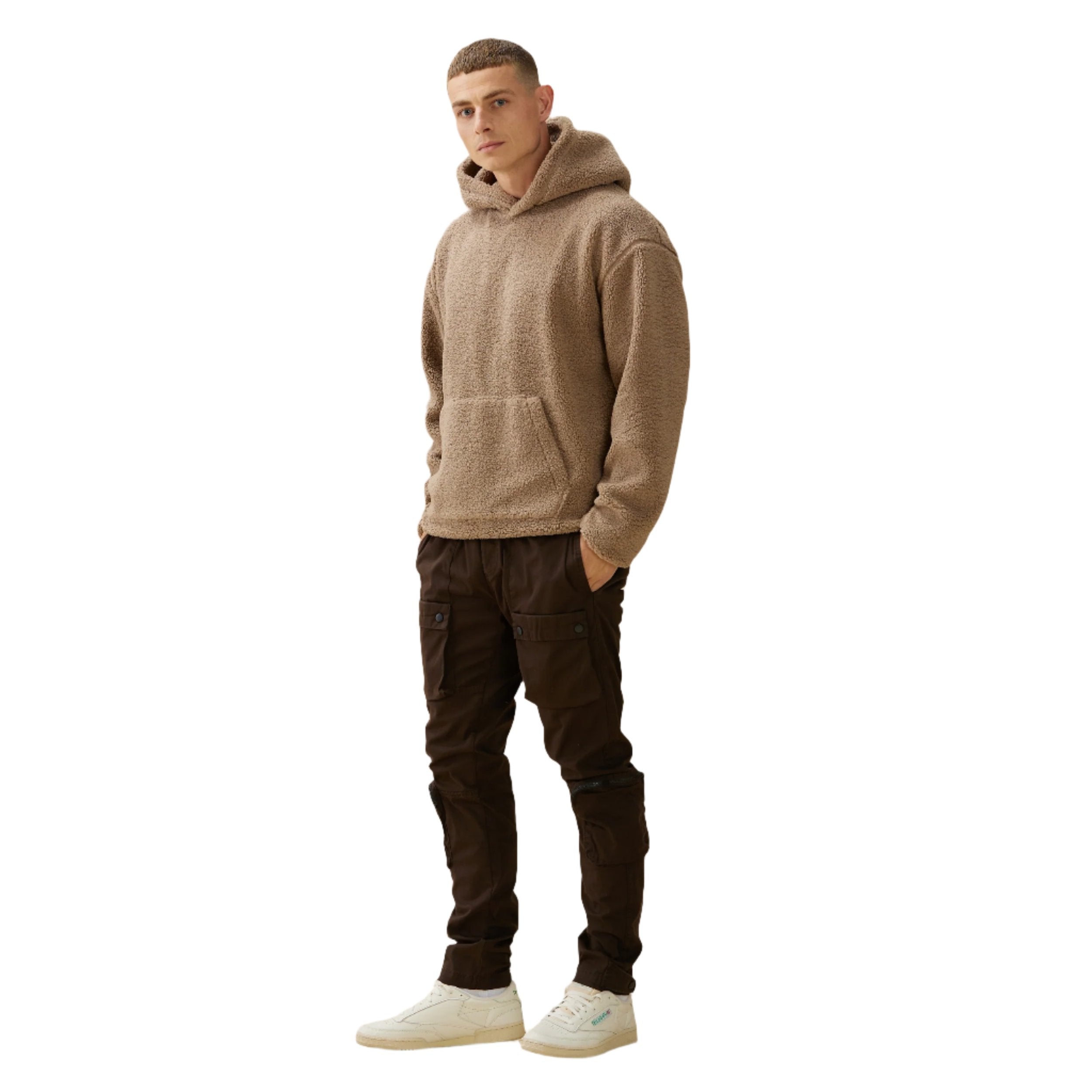 Taupe Plush Hoodie