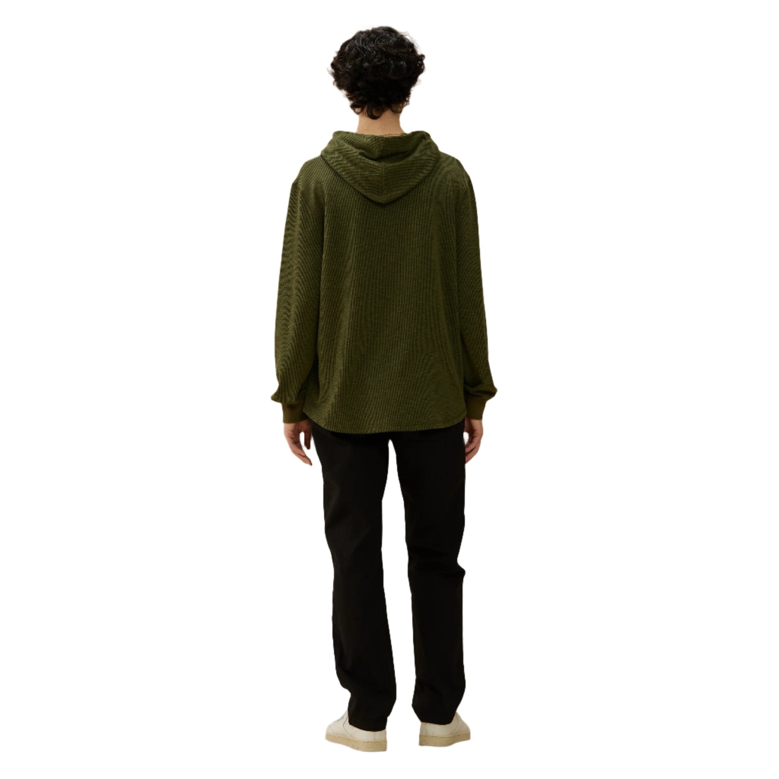 Olive Thermal Hoodie