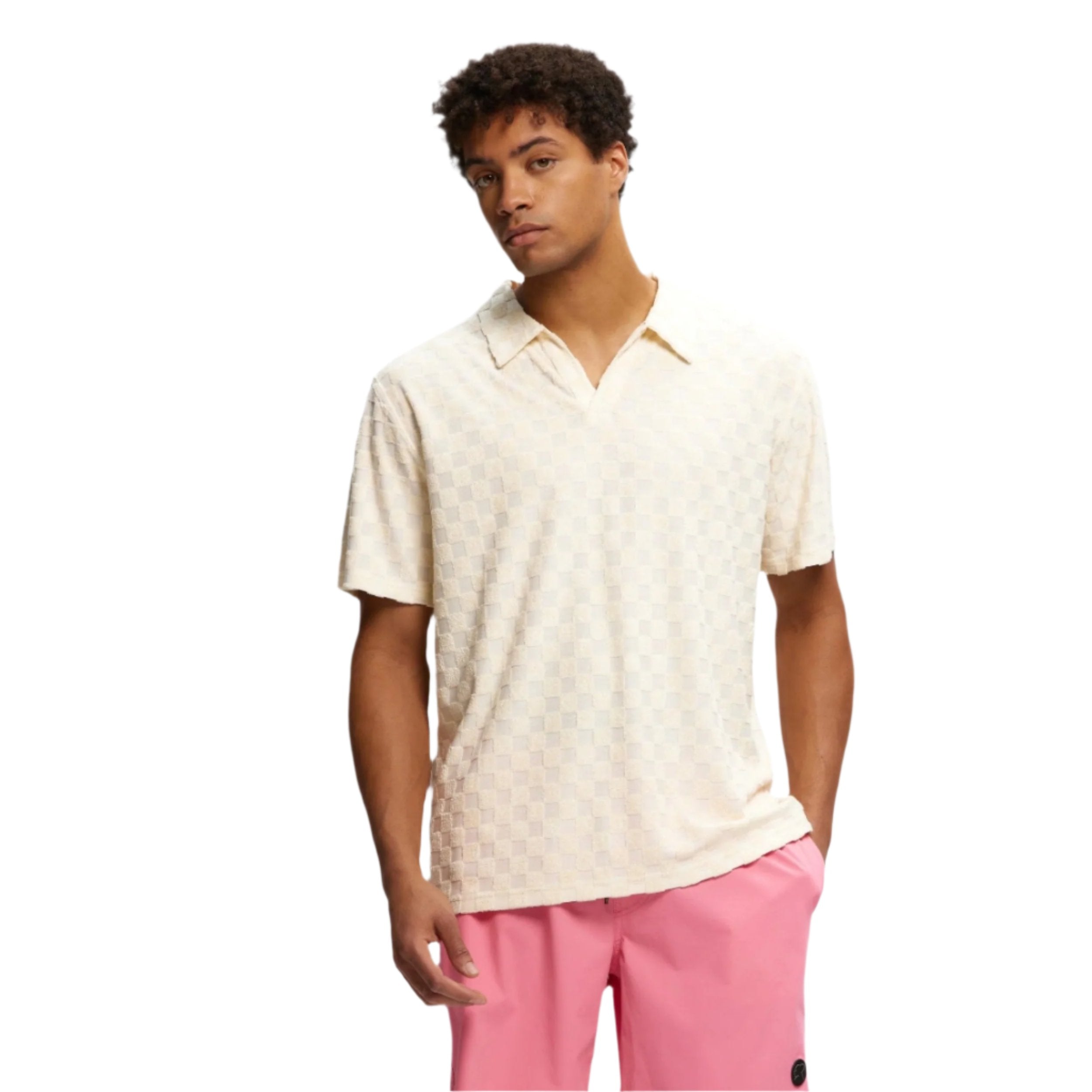 Polo de plage crème