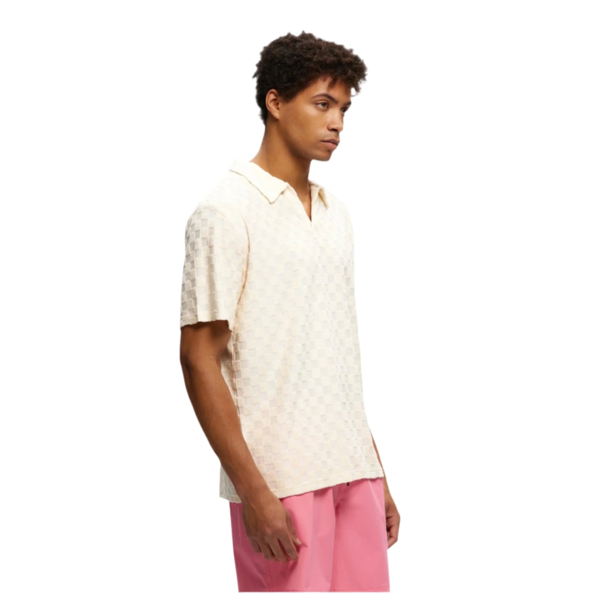 Polo de plage crème