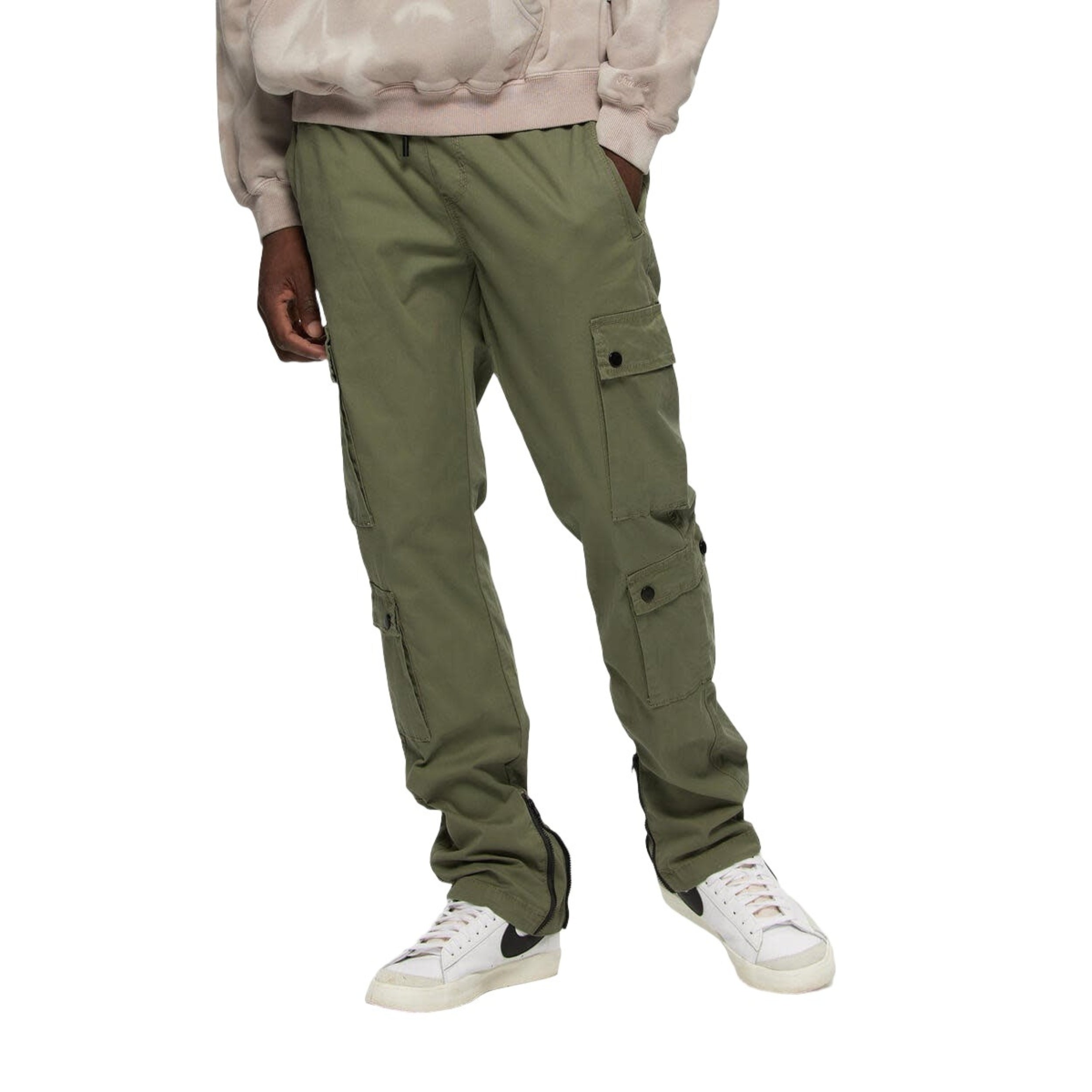 Pantalon cargo double Kuwalla olive 2.0