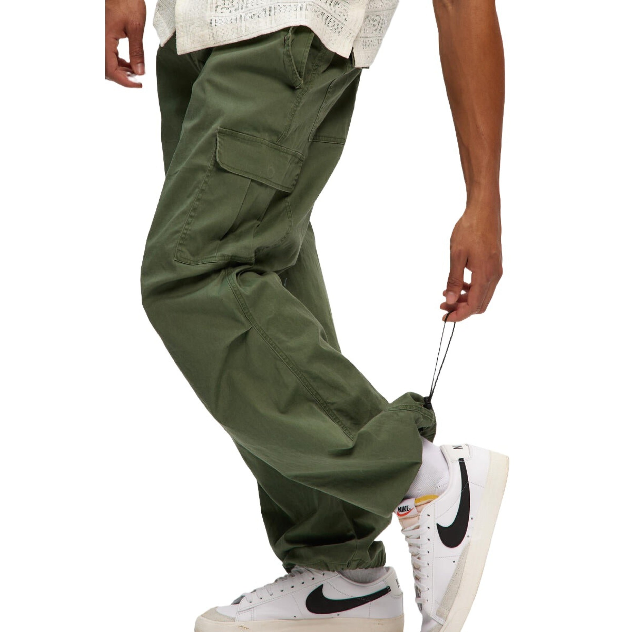 Olive Parachute Pant