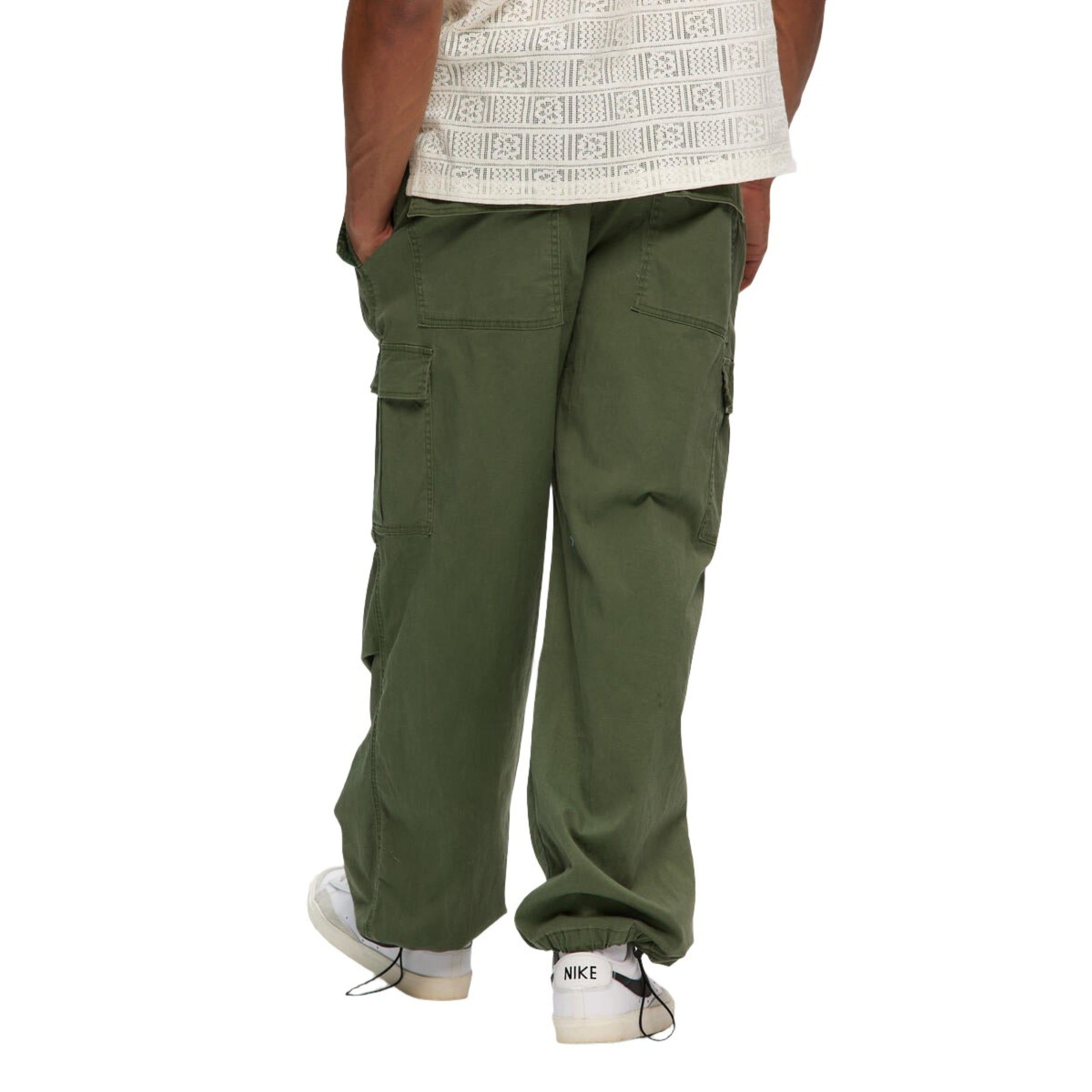Olive Parachute Pant