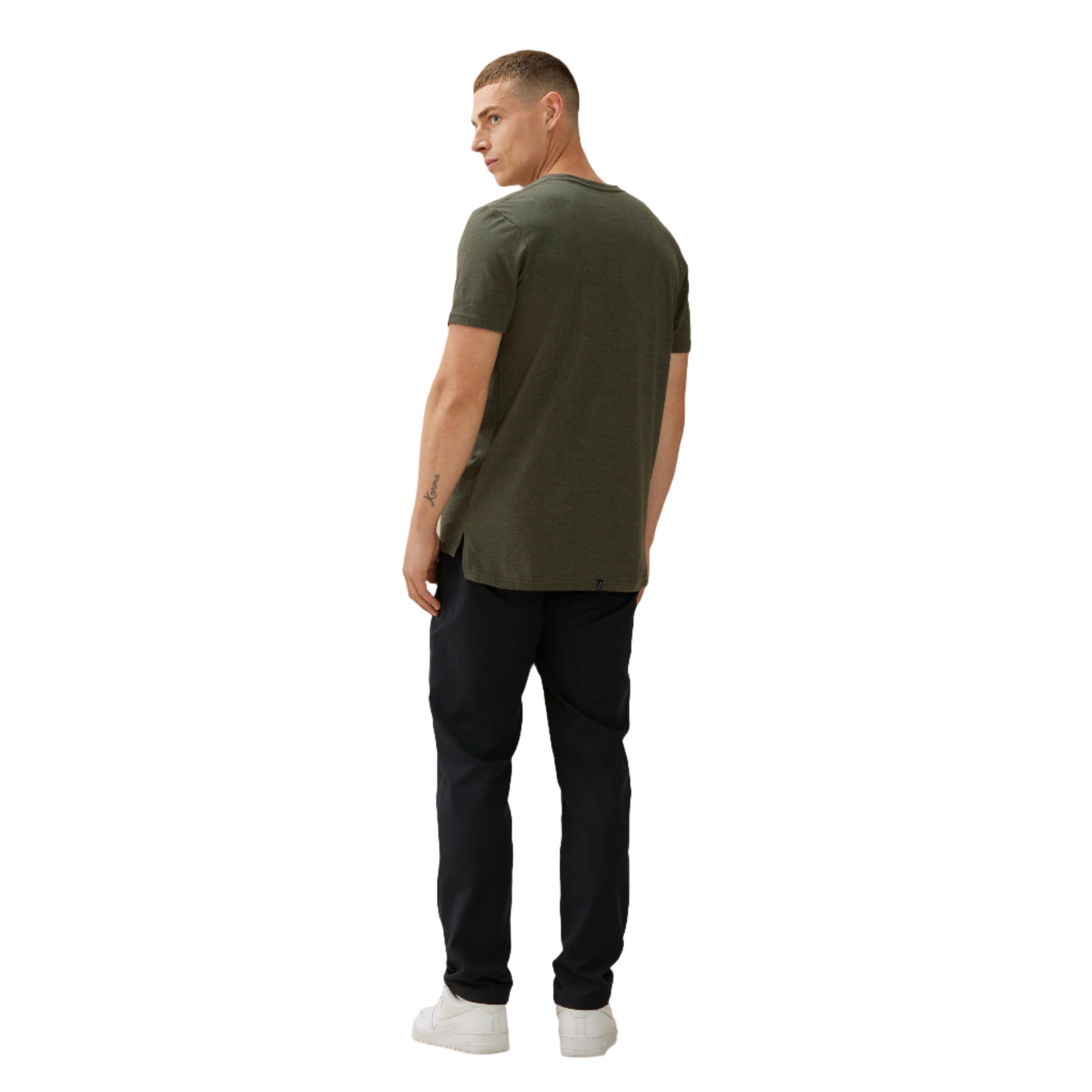 Dark Olive Eazy Split Tee