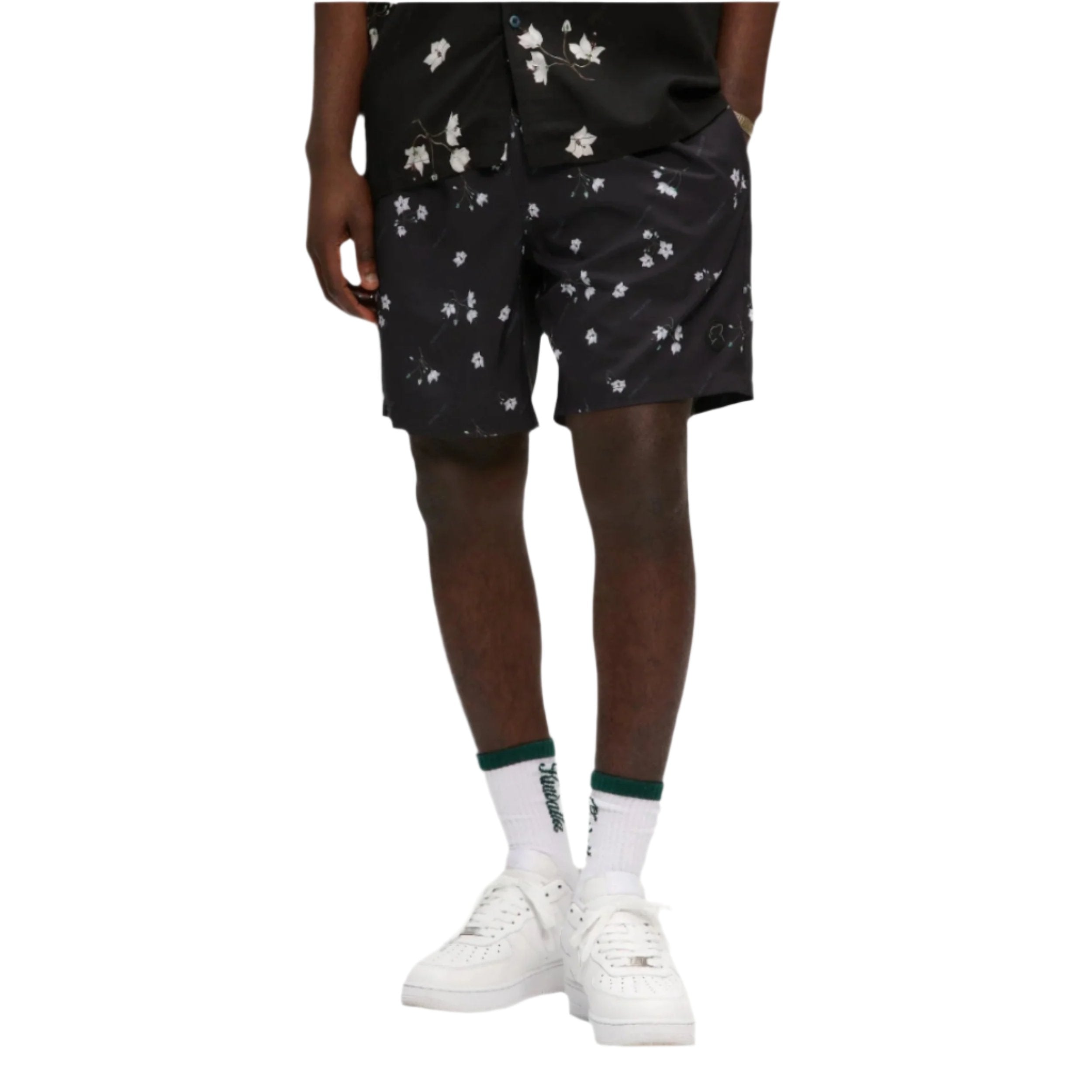 Short de bain imprimé petites fleurs