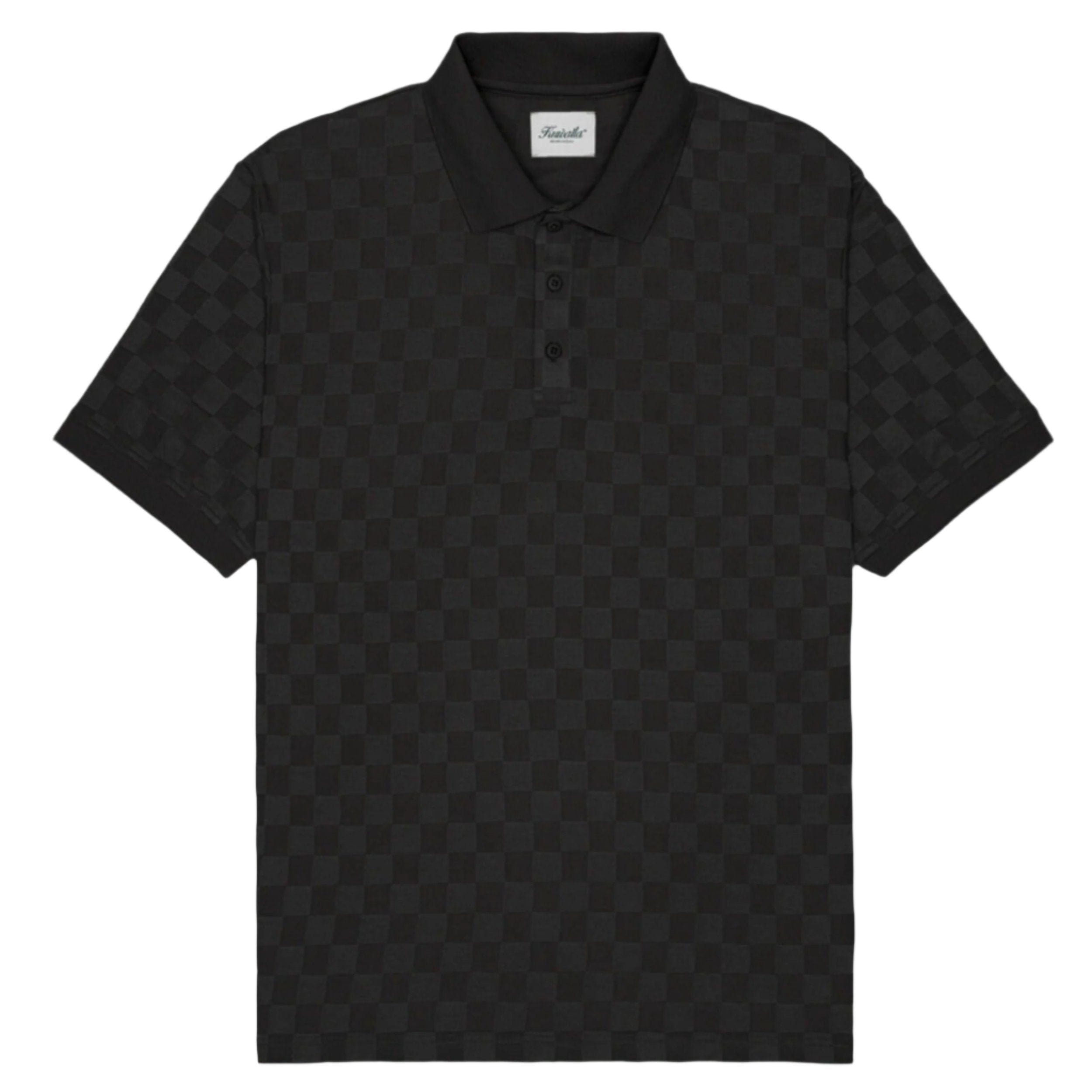 Black Jacquard Polo