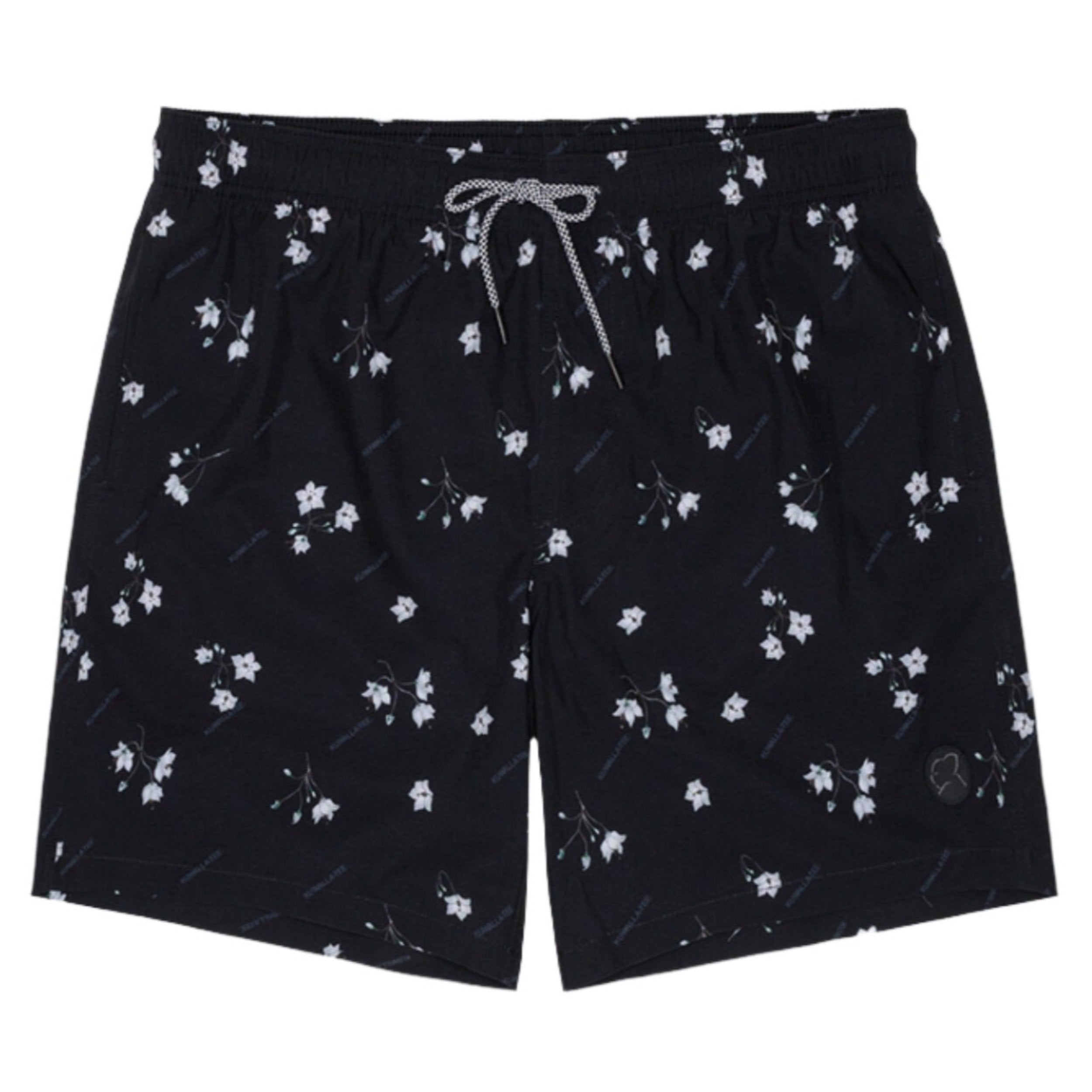Short de bain imprimé petites fleurs