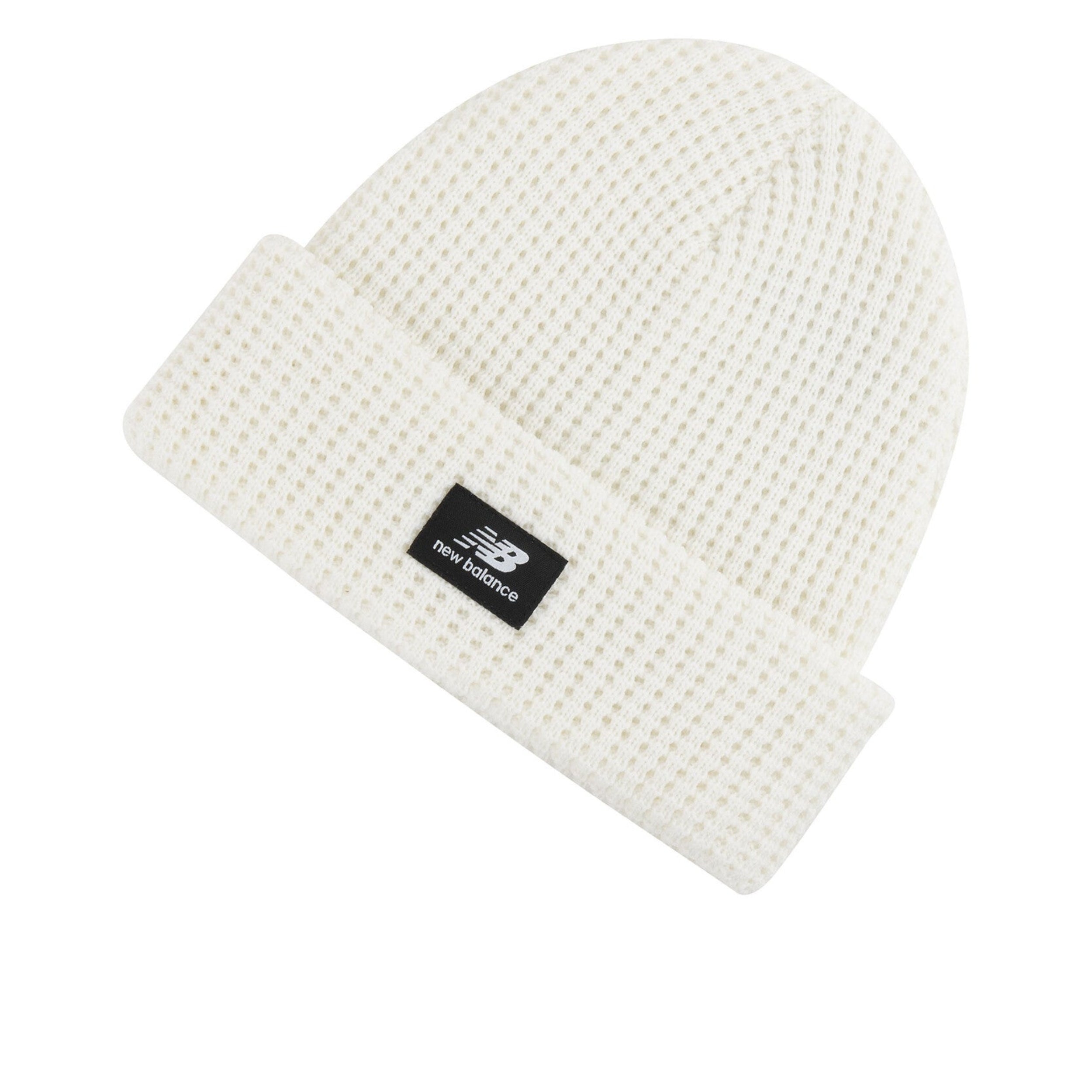 Sea Salt Waffle Knit Cuffed Beanie