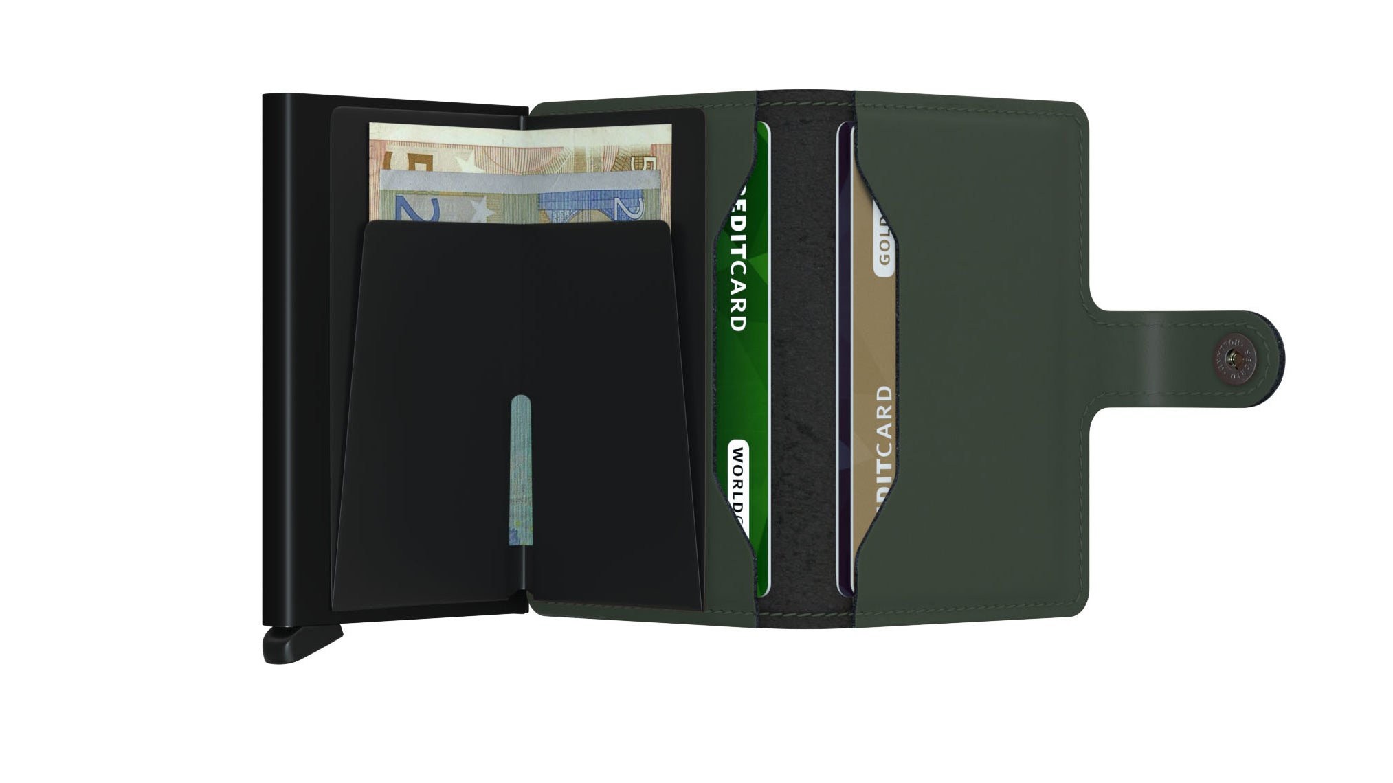 Miniwallet Matte - Green-Black