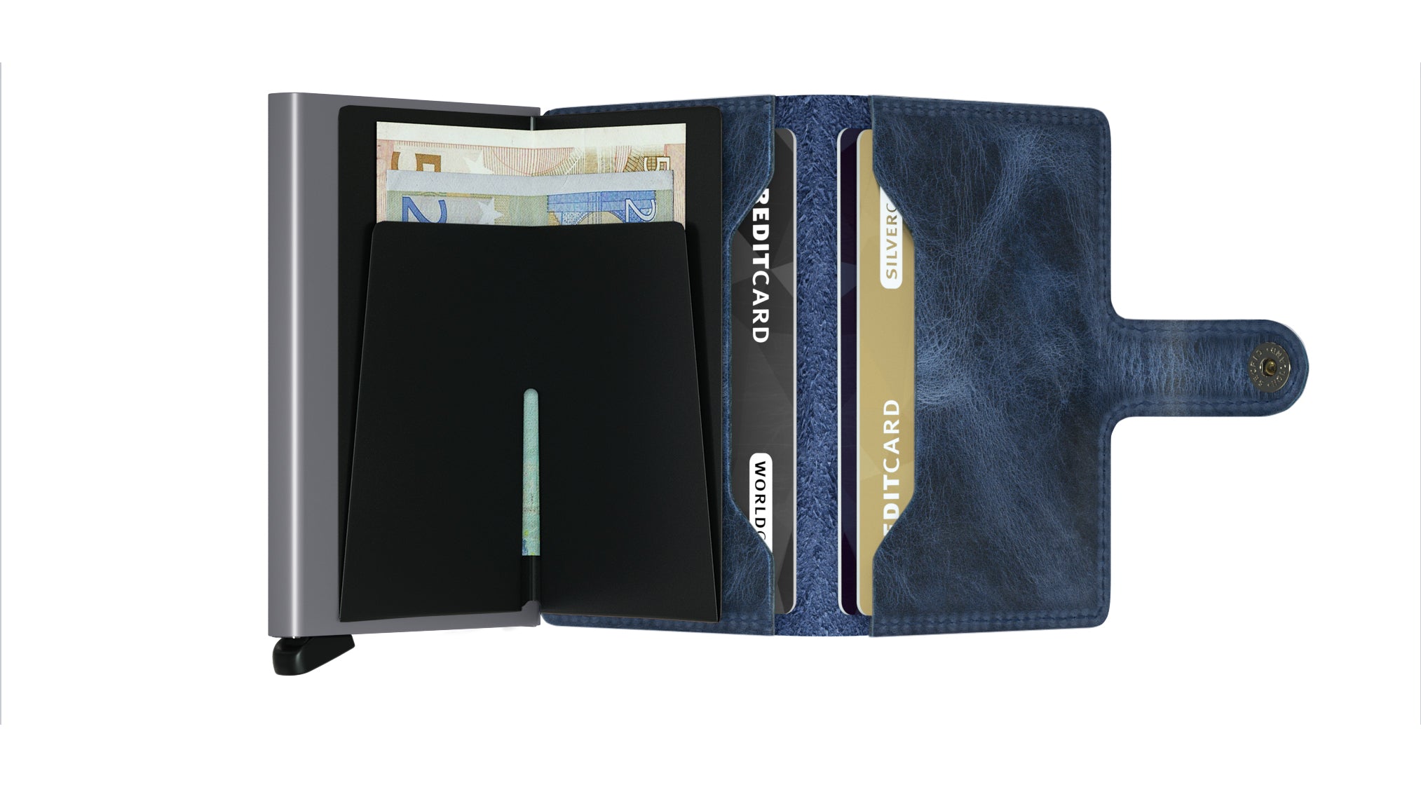 Miniwallet Vintage - Blue