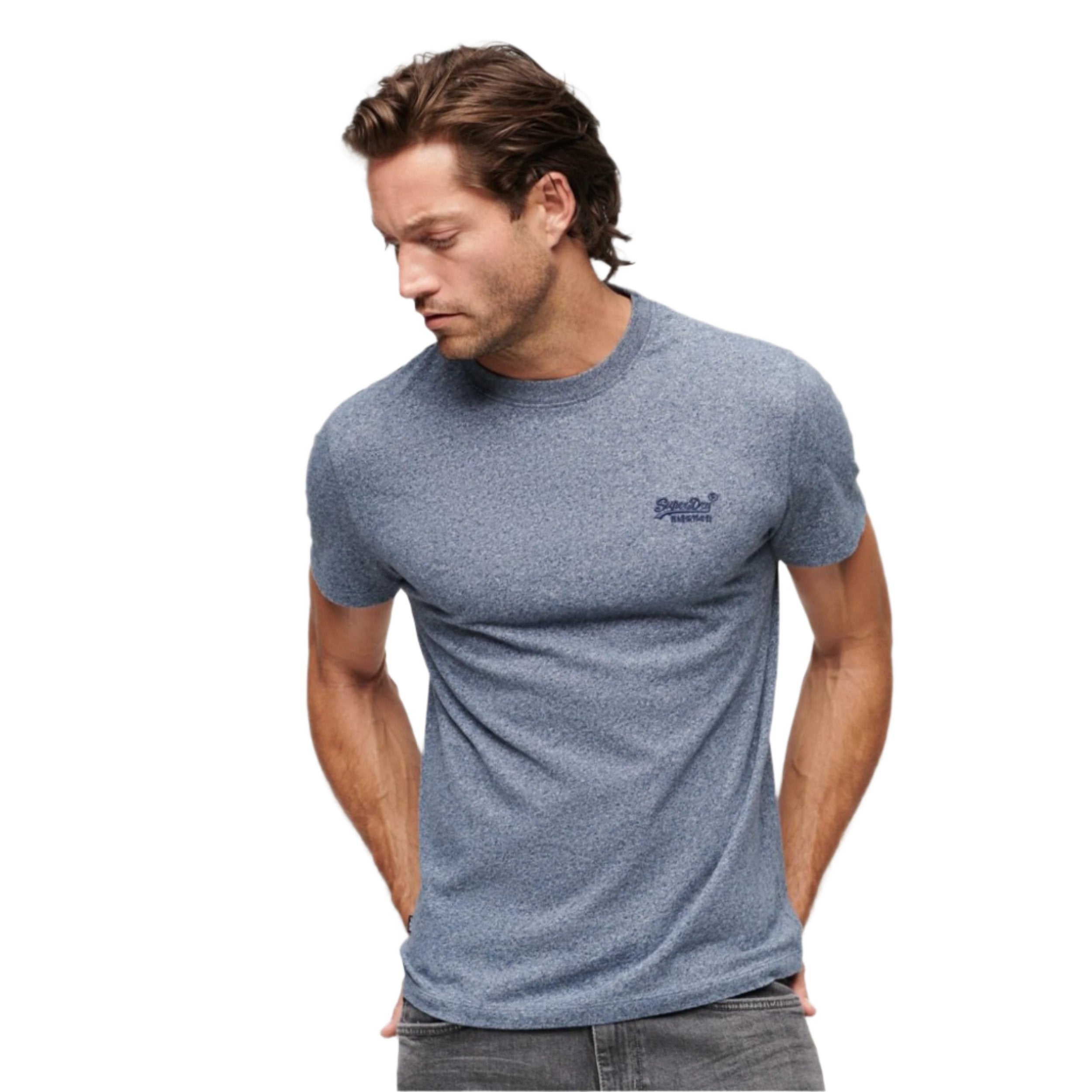 Frosted Navy Organic Cotton Essentiel T-Shirt