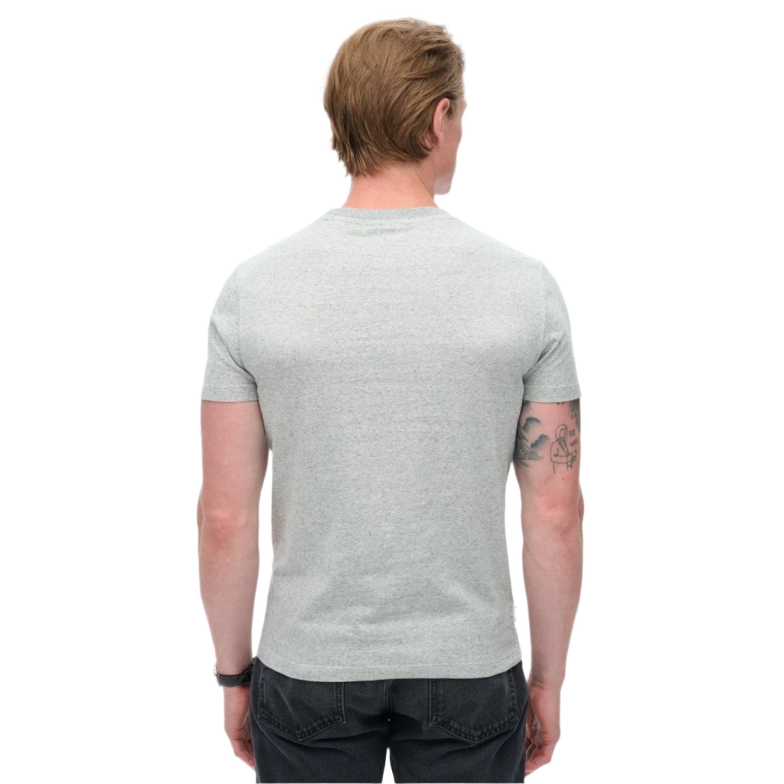 T-shirt gris à logo essentiel